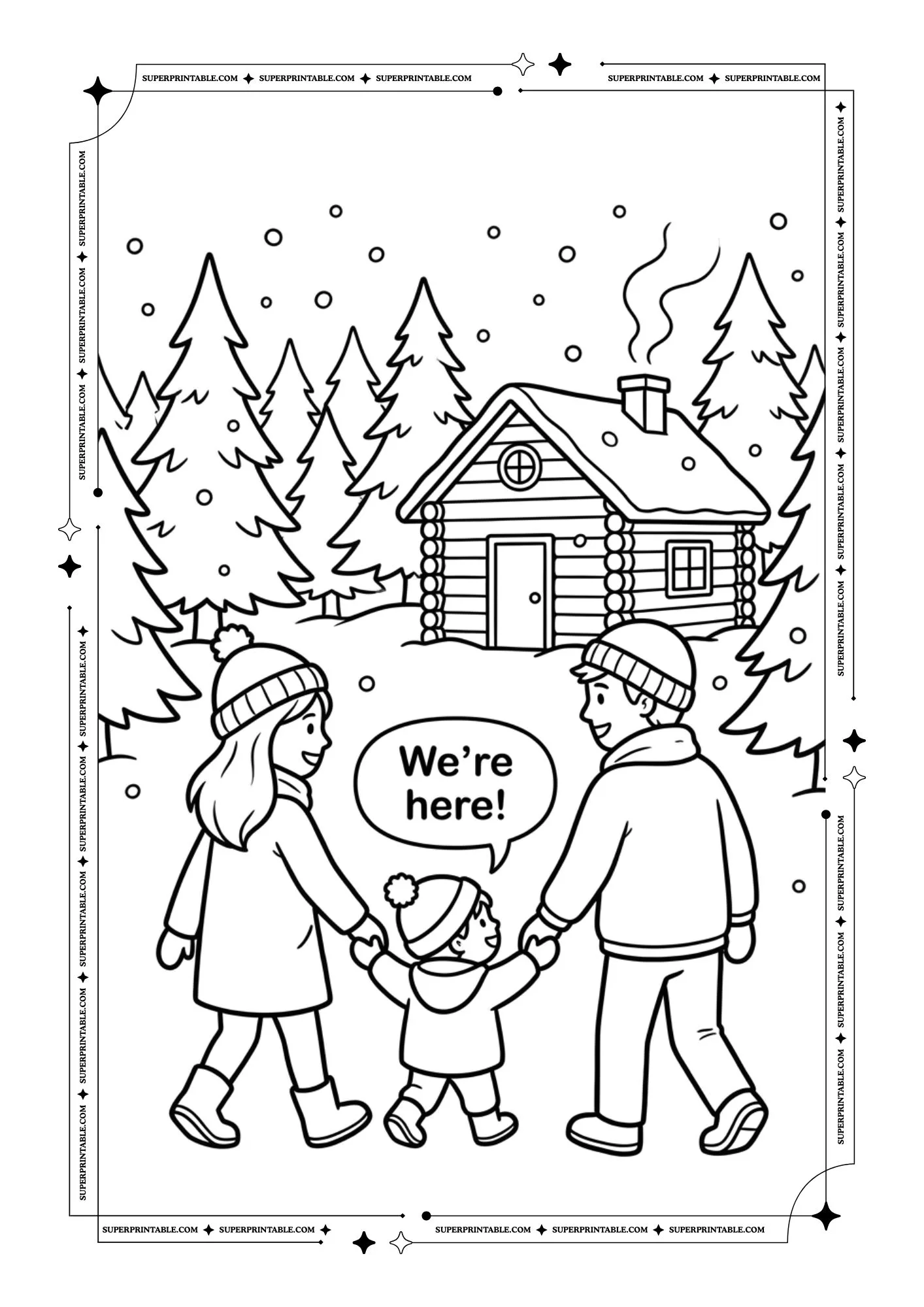 Christmas With Family in the Woods 3