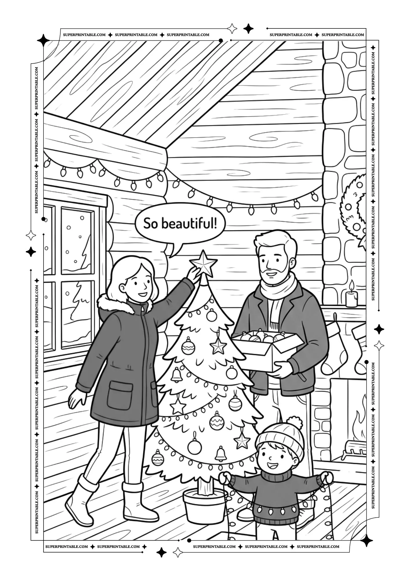 Christmas With Family in the Woods 5