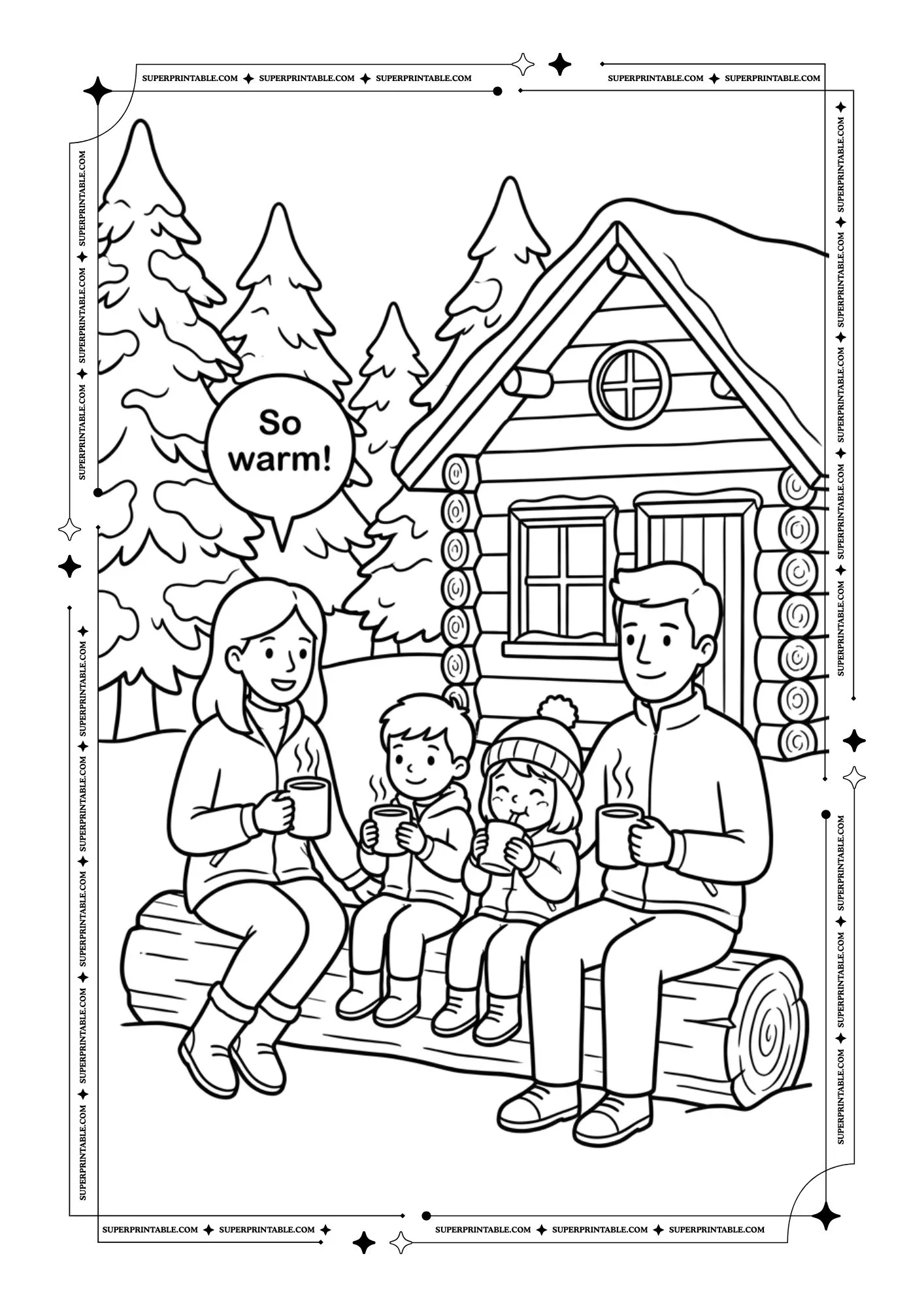 Christmas With Family in the Woods 6