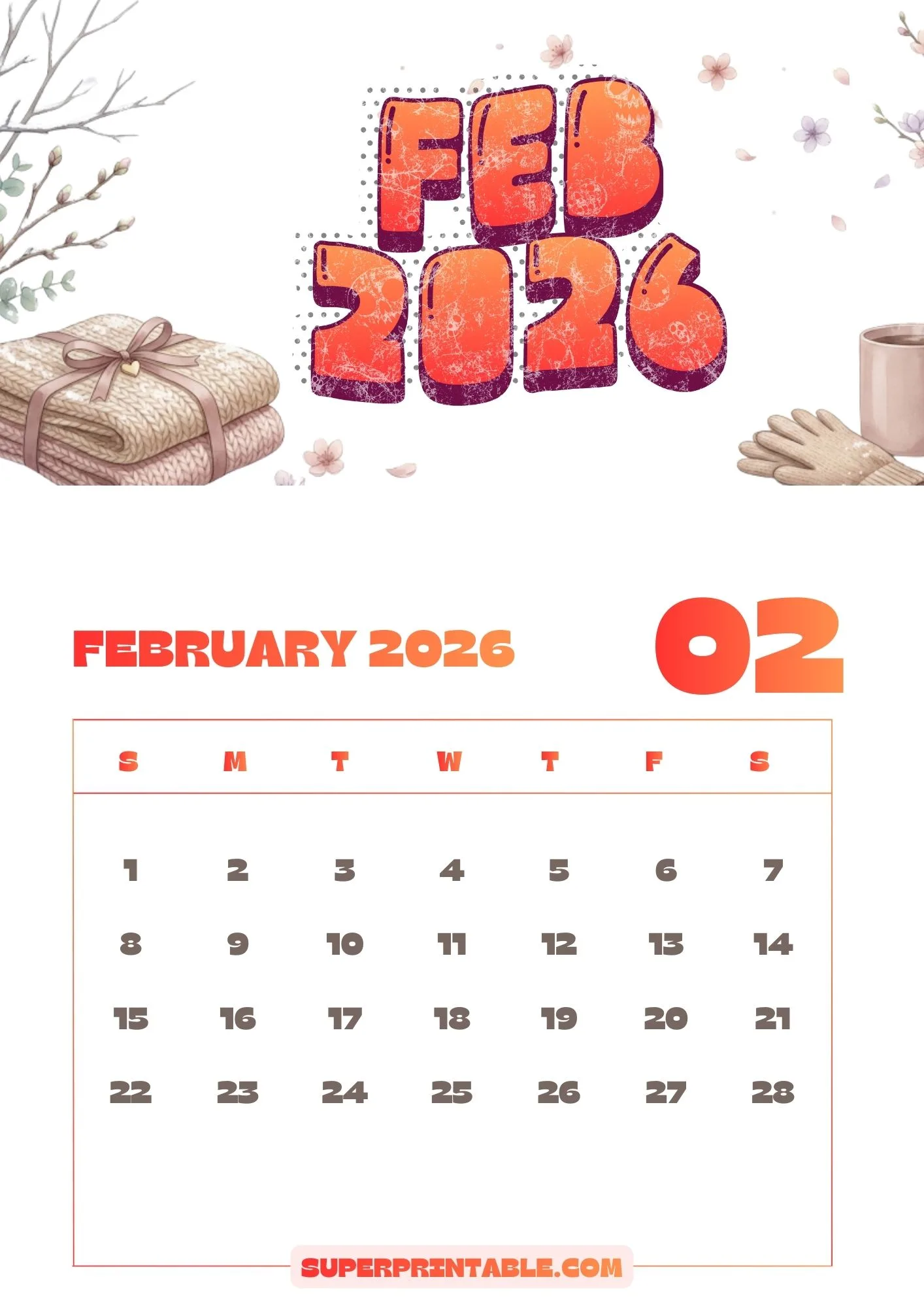 Creative Illustration 2026 Monthly Calendar 2