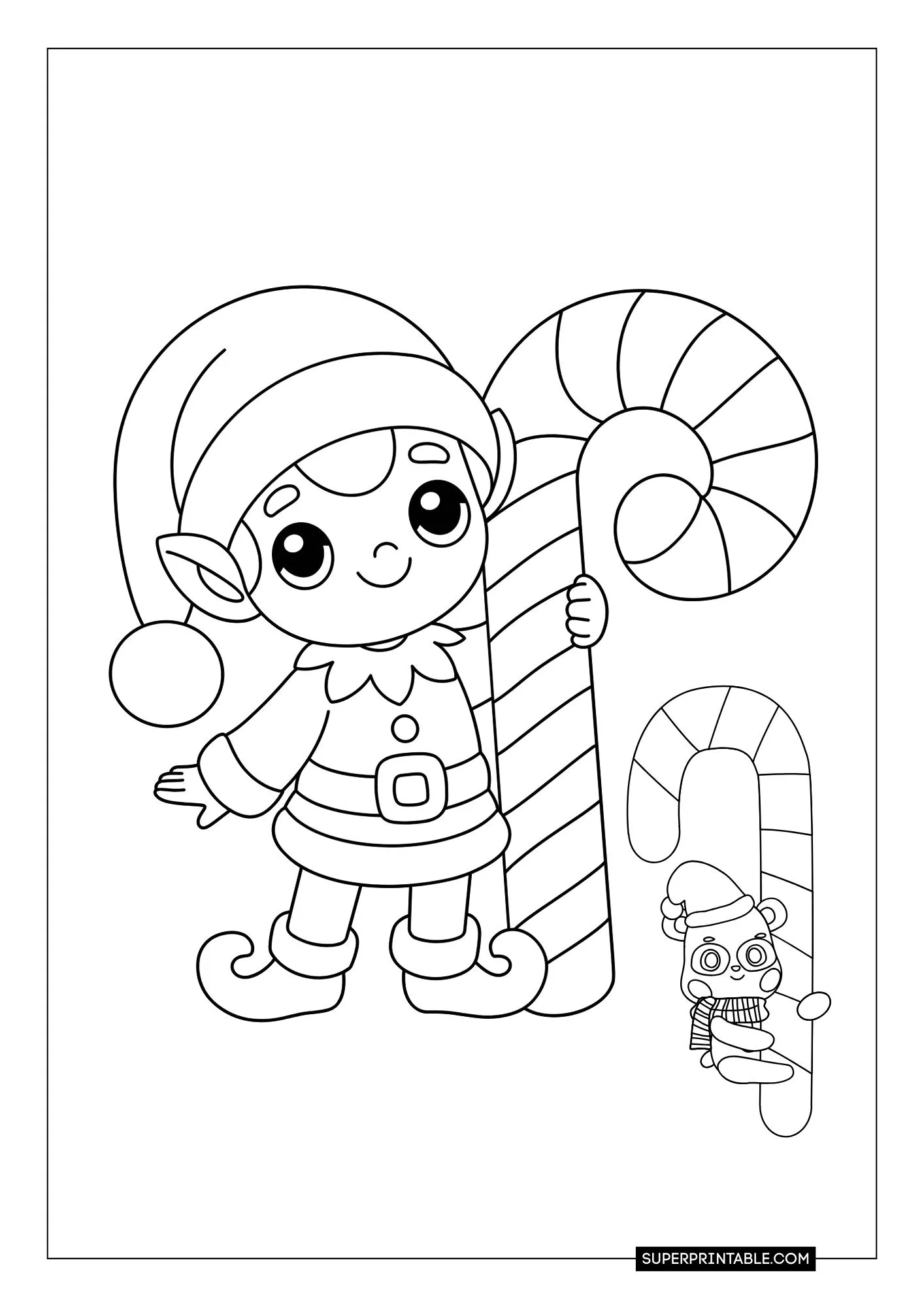 Elf Coloring Pages 14