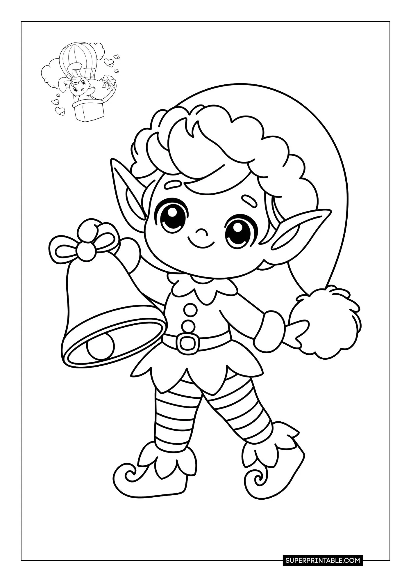 Elf Coloring Pages 15