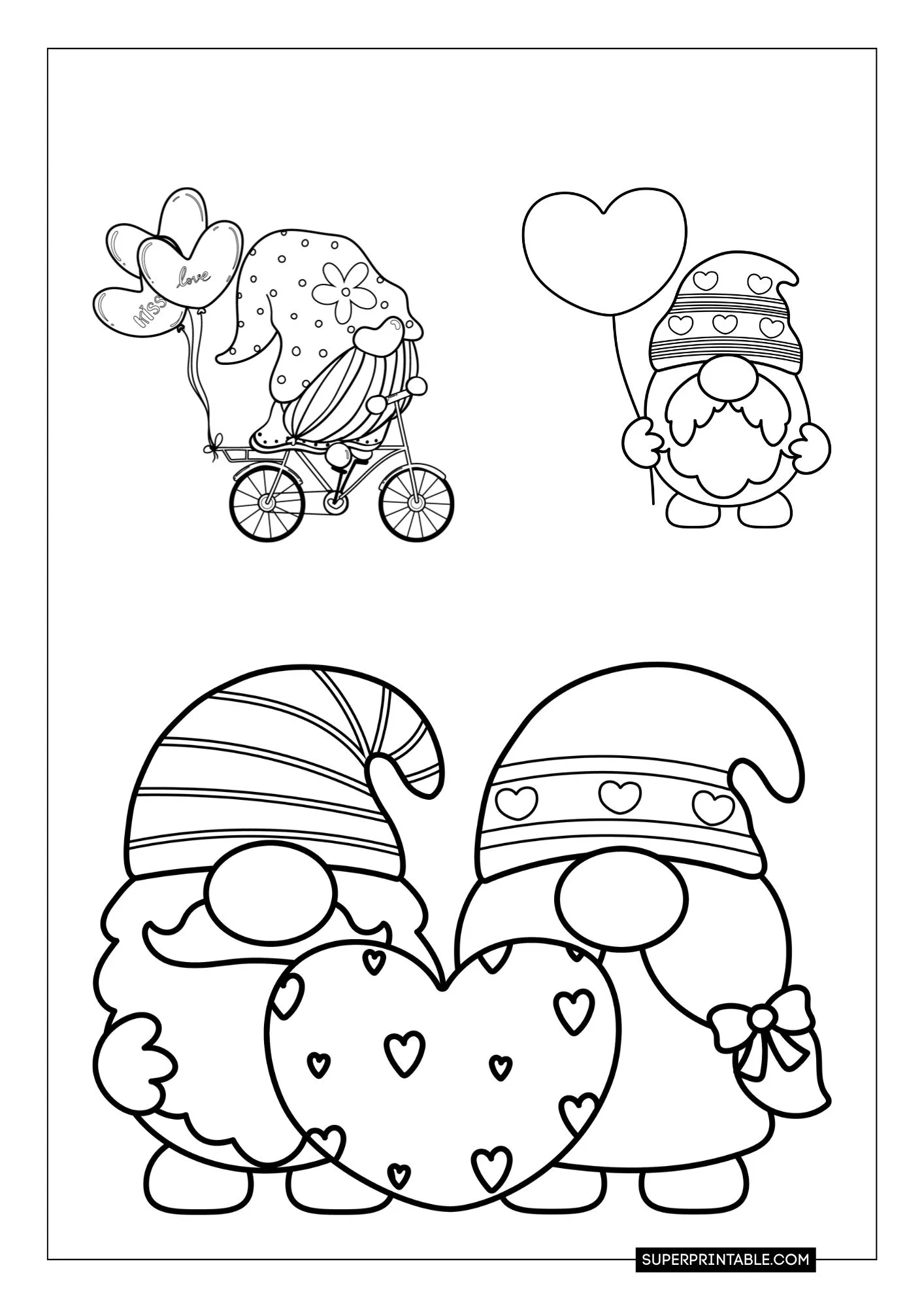 Gnome Christmas Coloring Pages 31