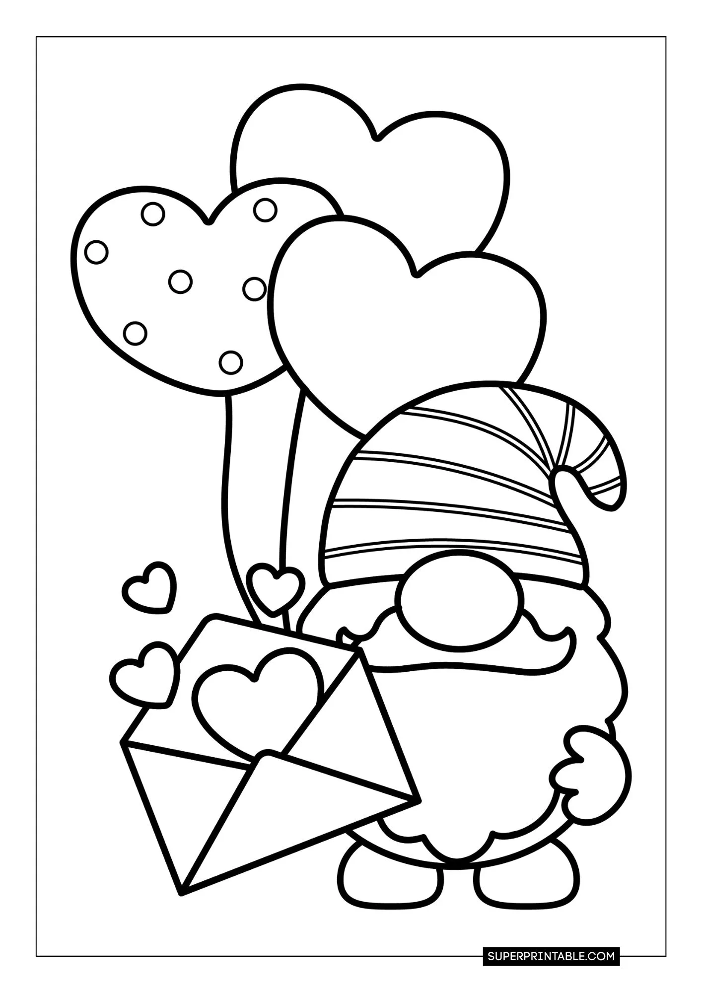 Gnome Christmas Coloring Pages 35