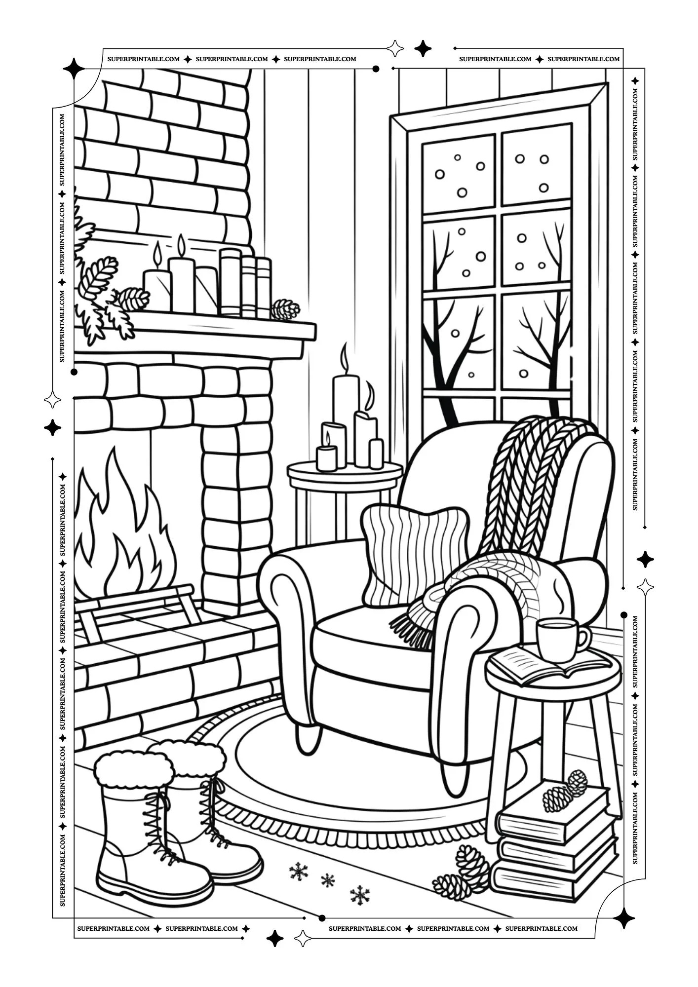 January Coloring Pages 3