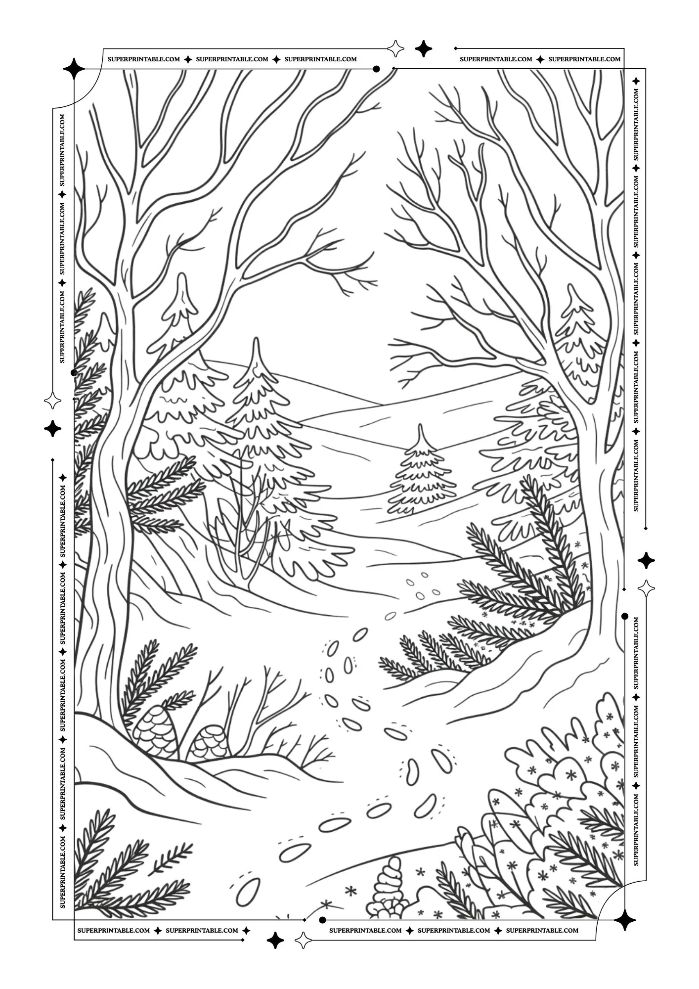 January Coloring Pages 5