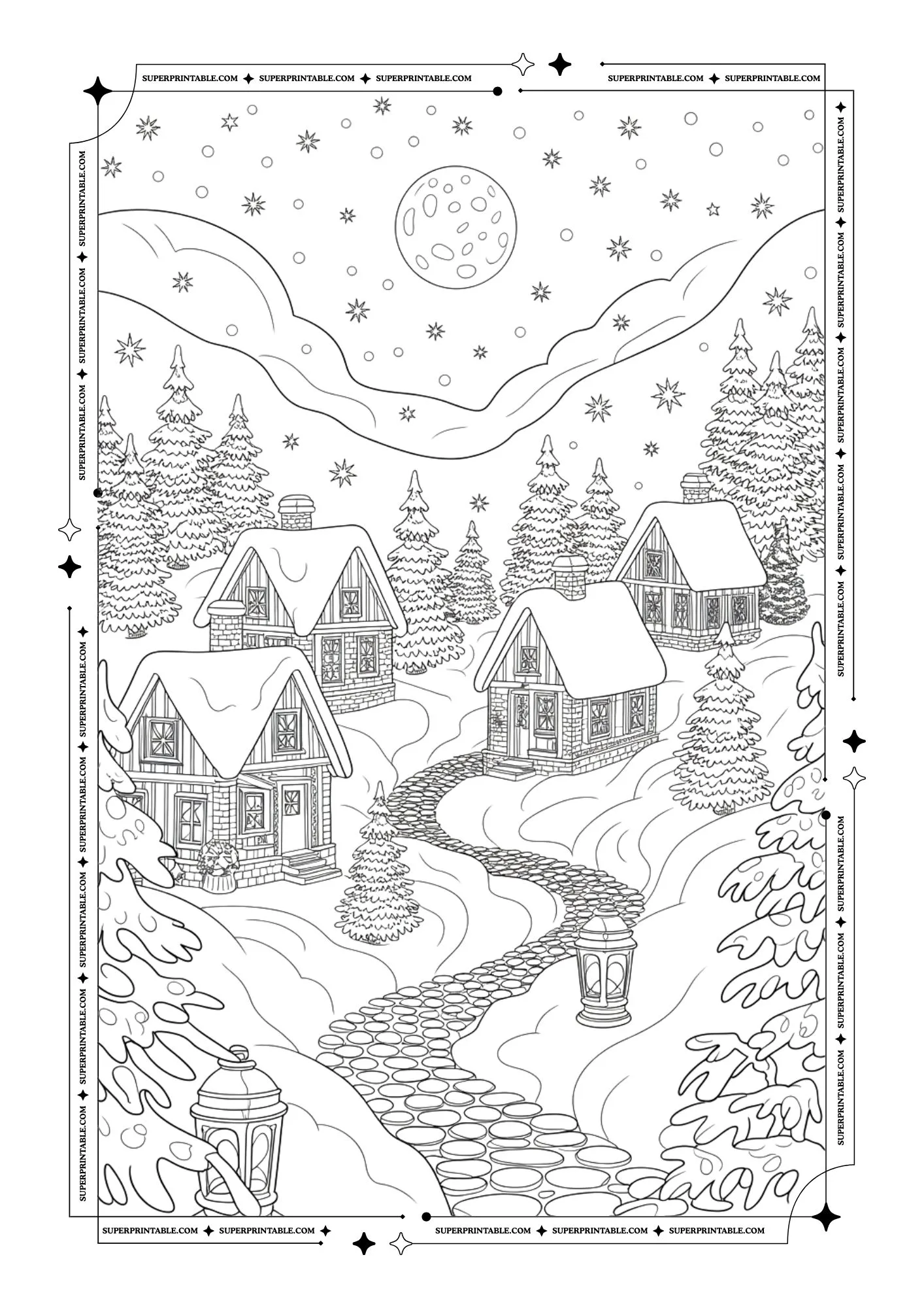 January Coloring Pages 6