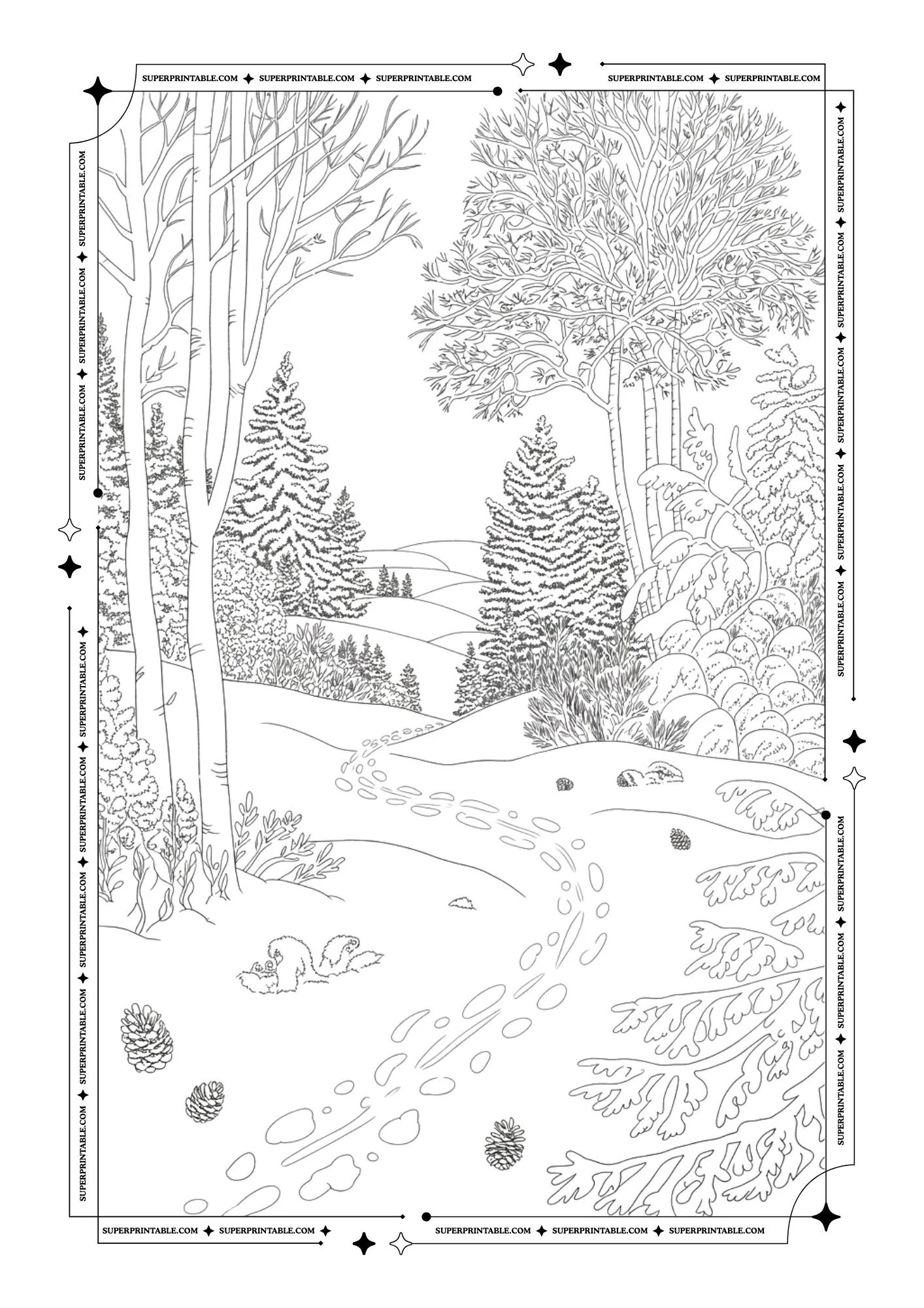 January Coloring Pages 8