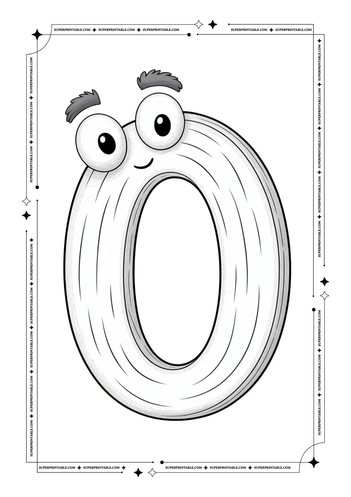 Ollipo The Wooden Number Coloring Pages 1