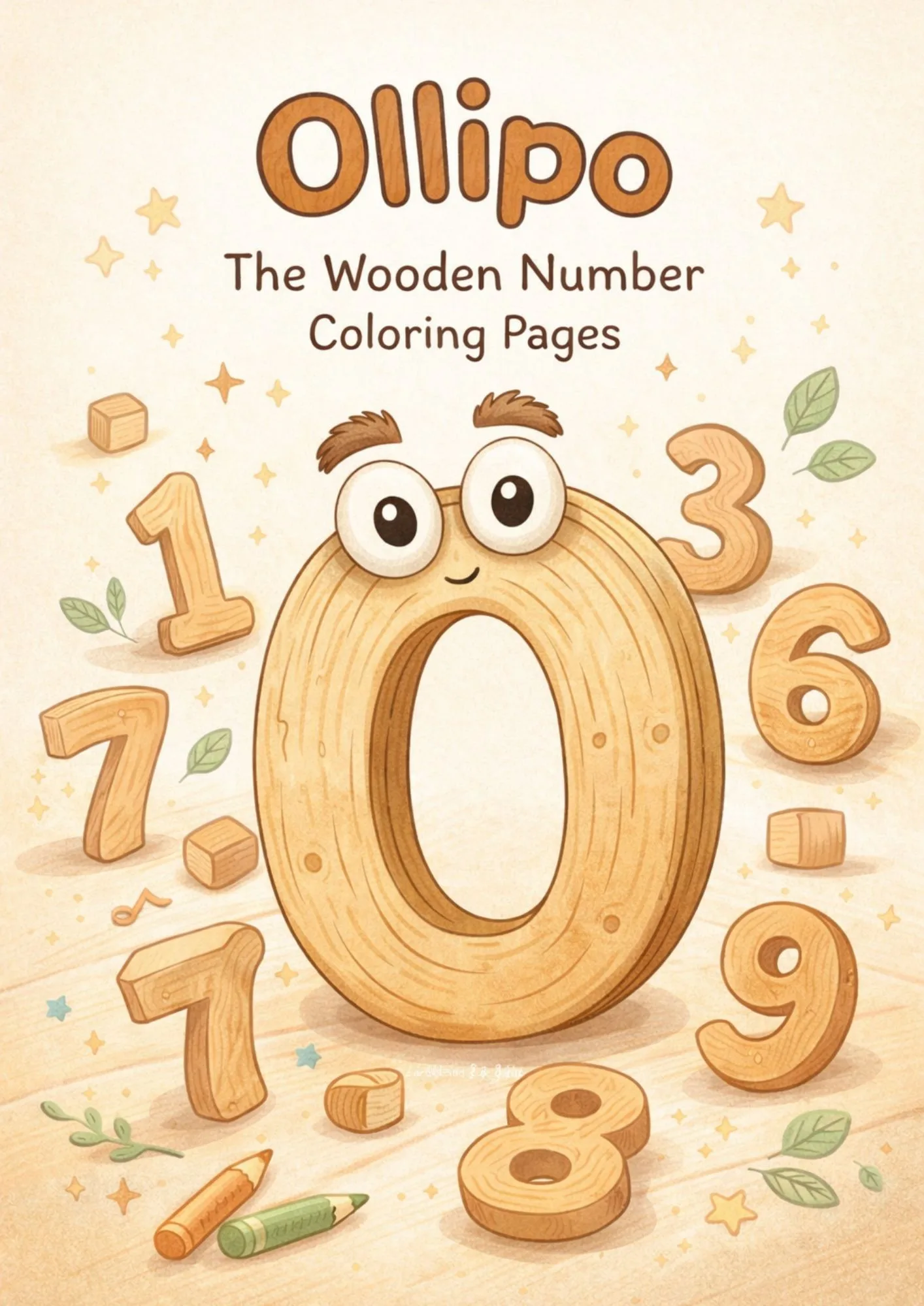 Ollipo The Wooden Number Coloring Pages 12