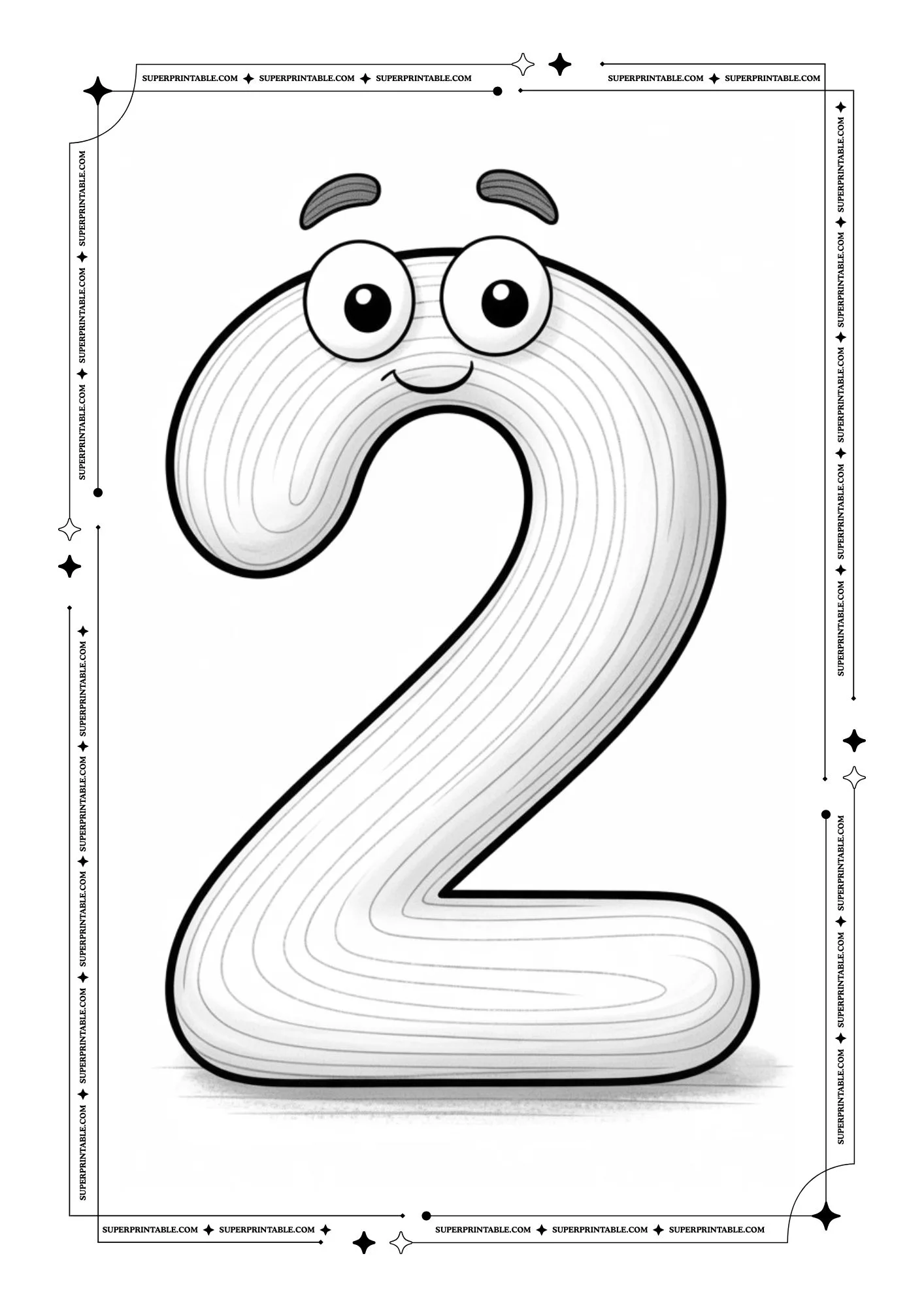 Ollipo The Wooden Number Coloring Pages 3
