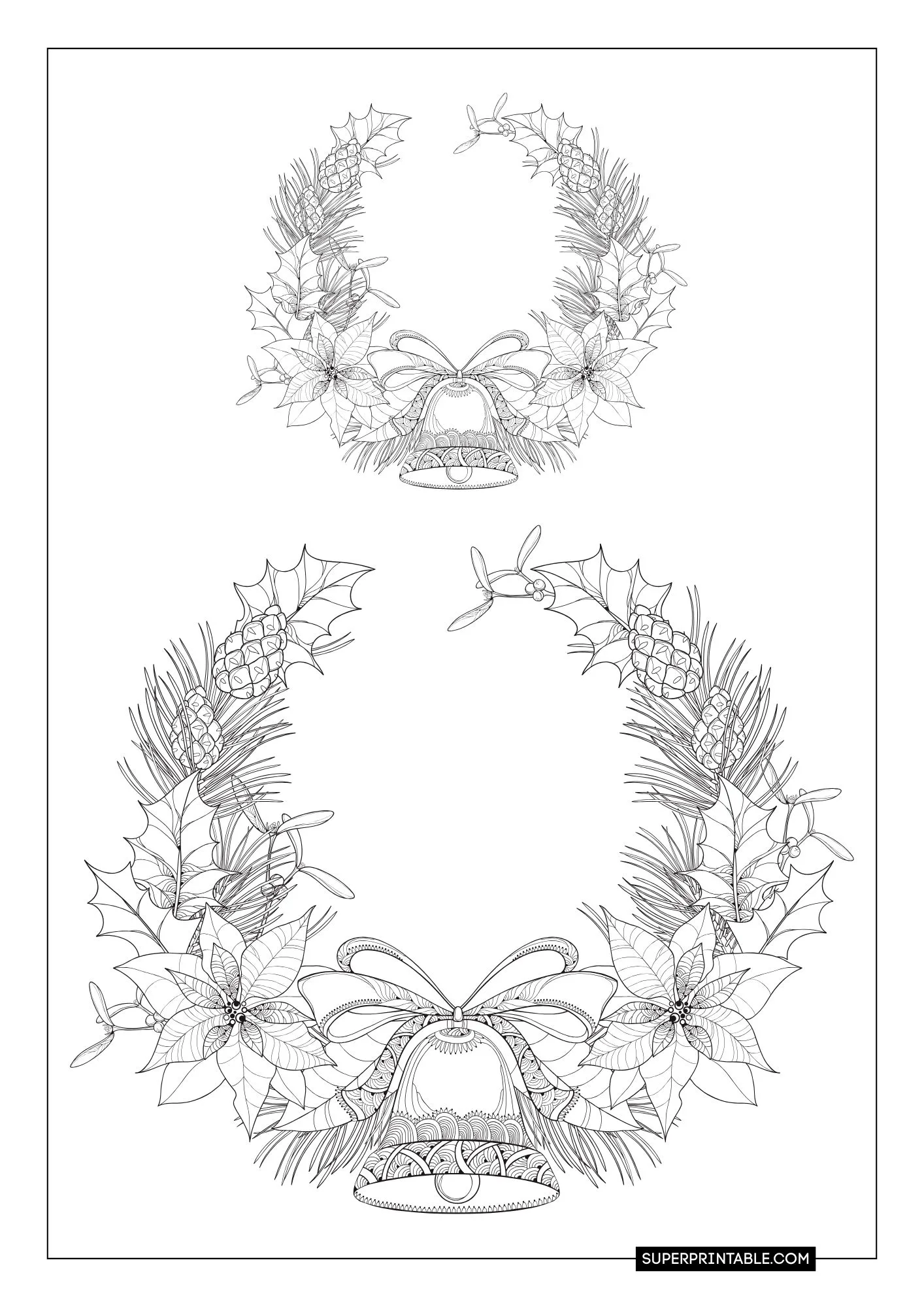Poinsettia Coloring Pages 4
