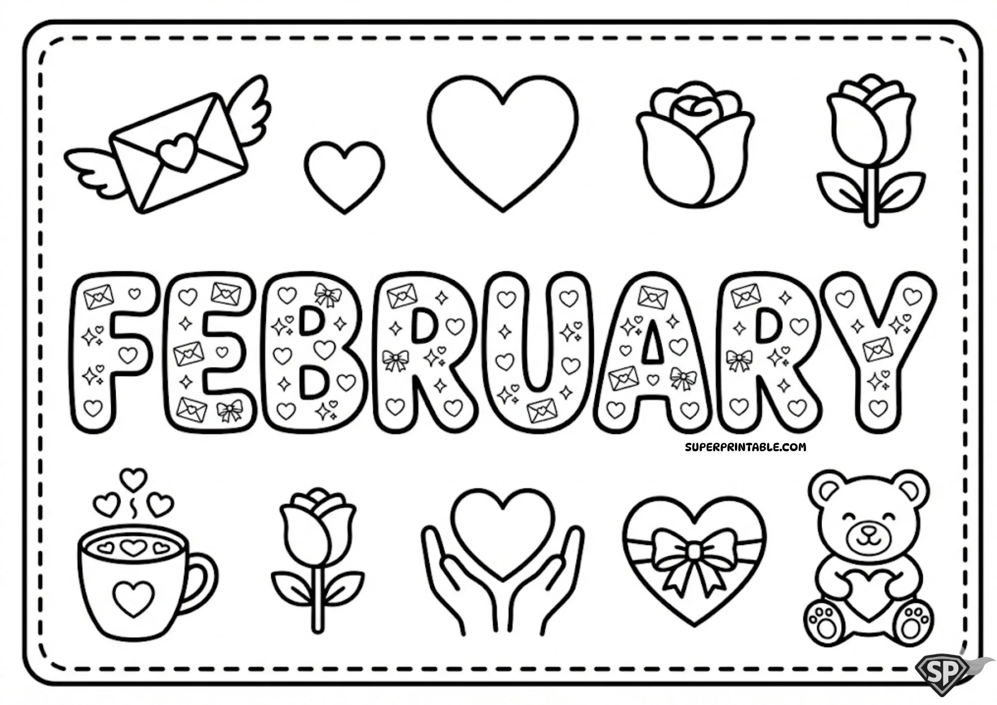 Premium Months of the Year Coloring Pages 2