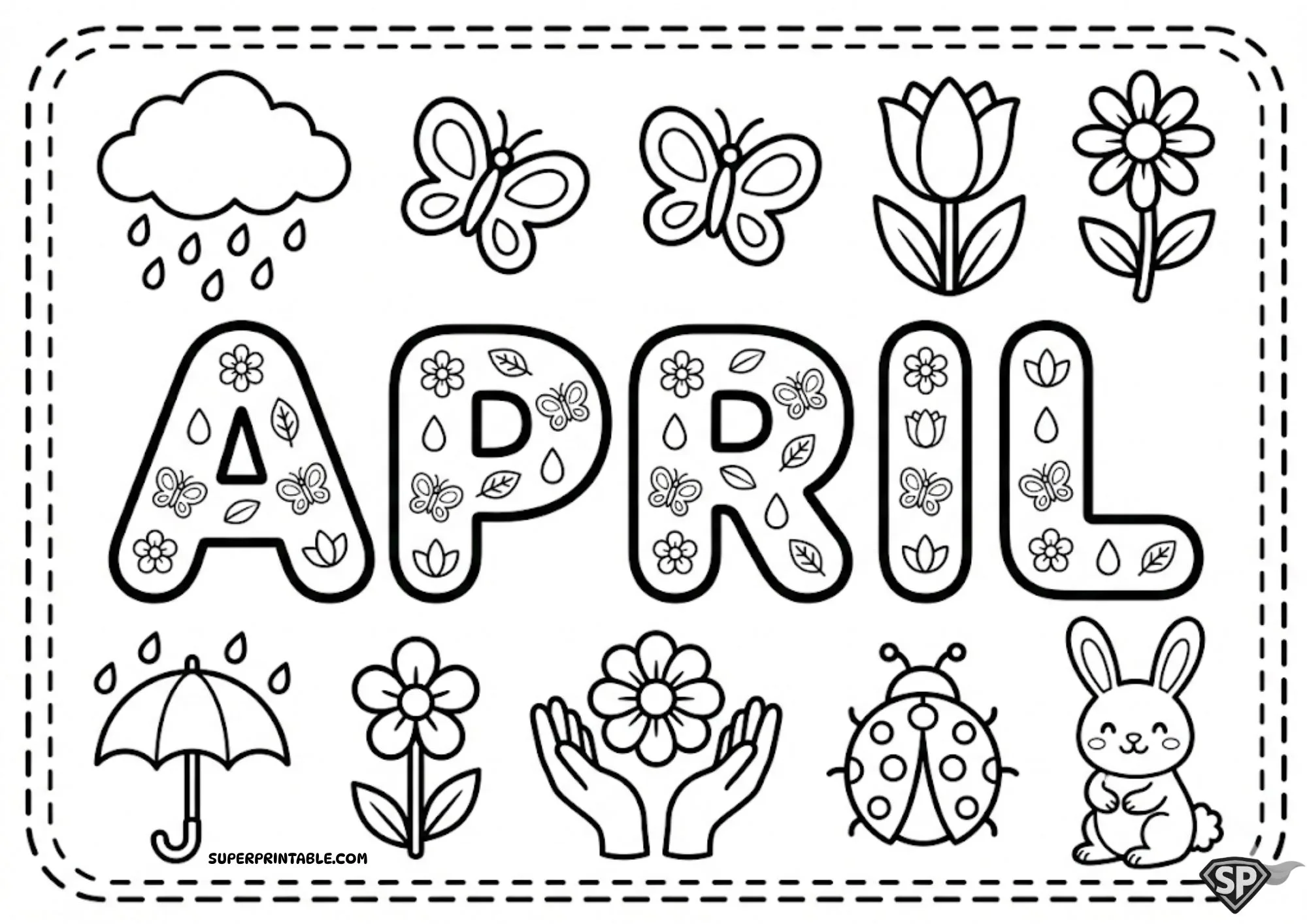 Premium Months of the Year Coloring Pages 4