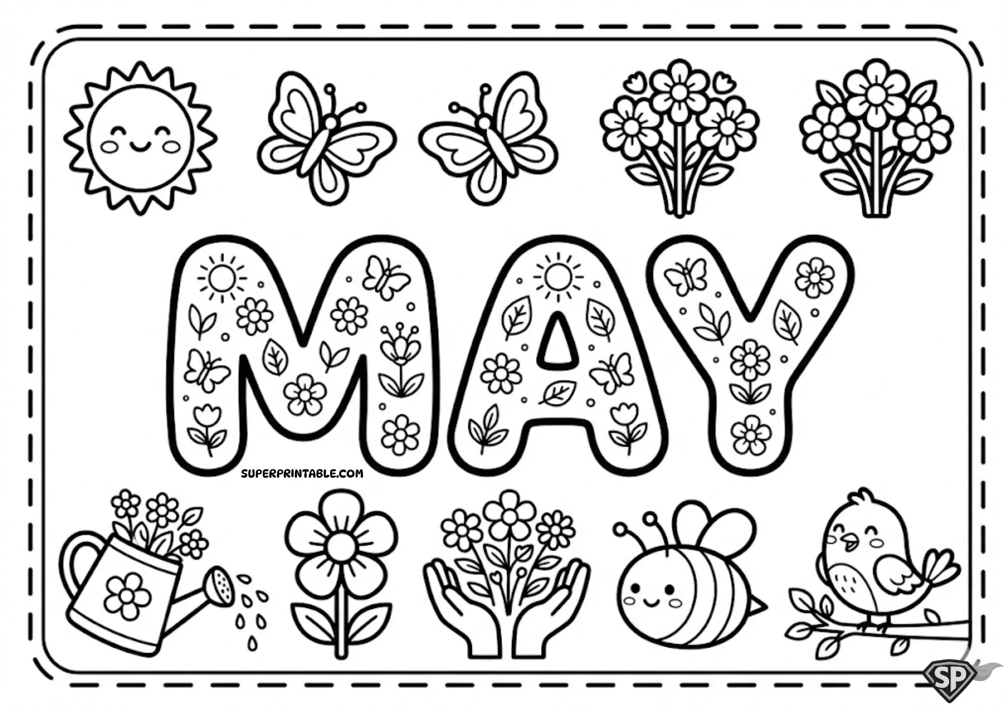 Premium Months of the Year Coloring Pages 5