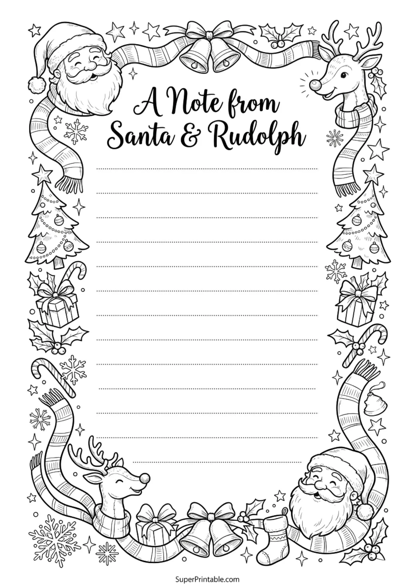 Reply From Santa Coloring Edition Set 2