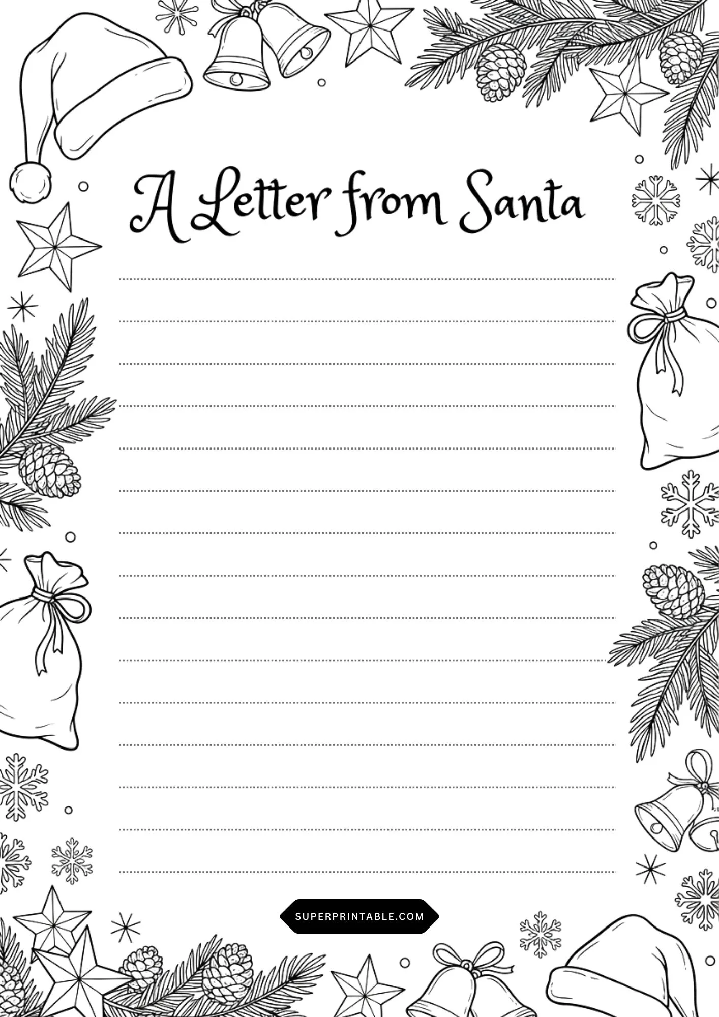 Reply From Santa Coloring Edition Set 3