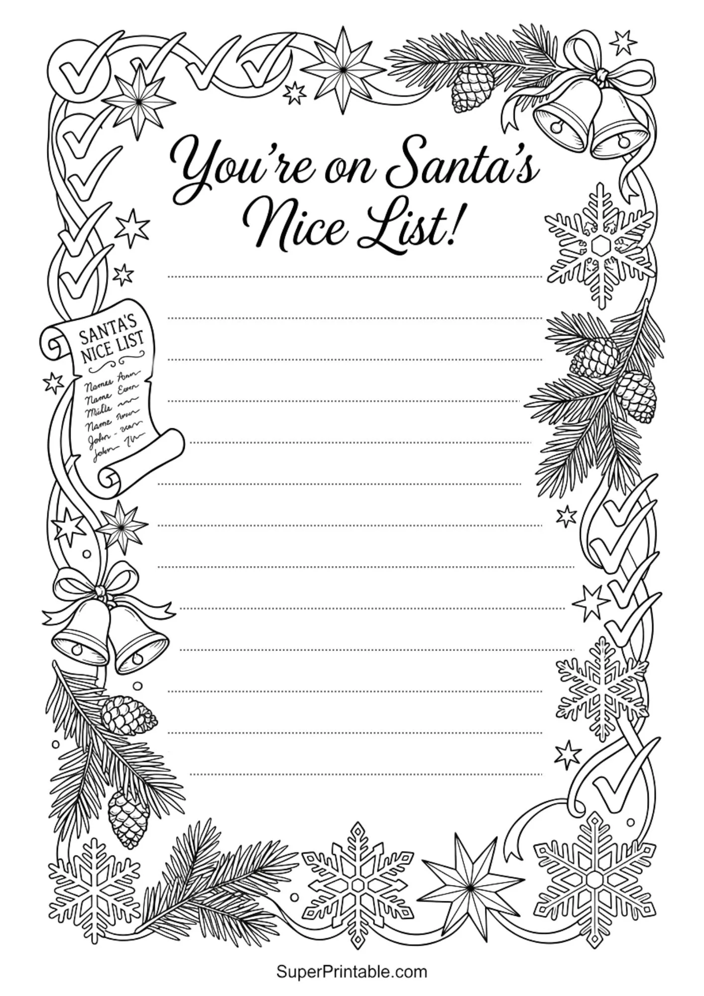 Reply From Santa Coloring Edition Set 5
