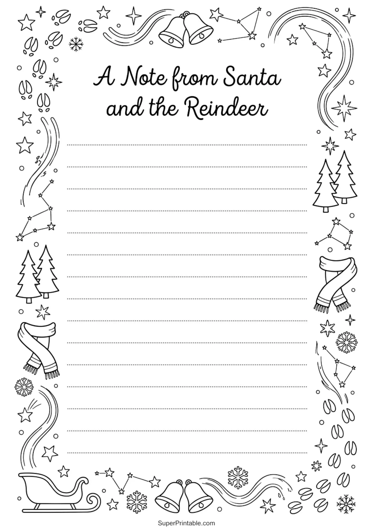Reply From Santa Coloring Edition Set 6