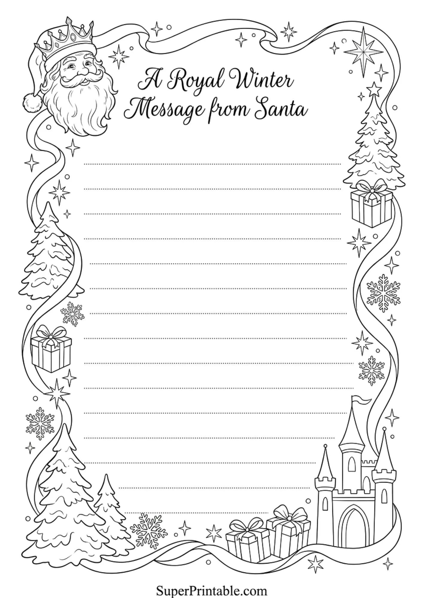 Reply From Santa Coloring Edition Set 7
