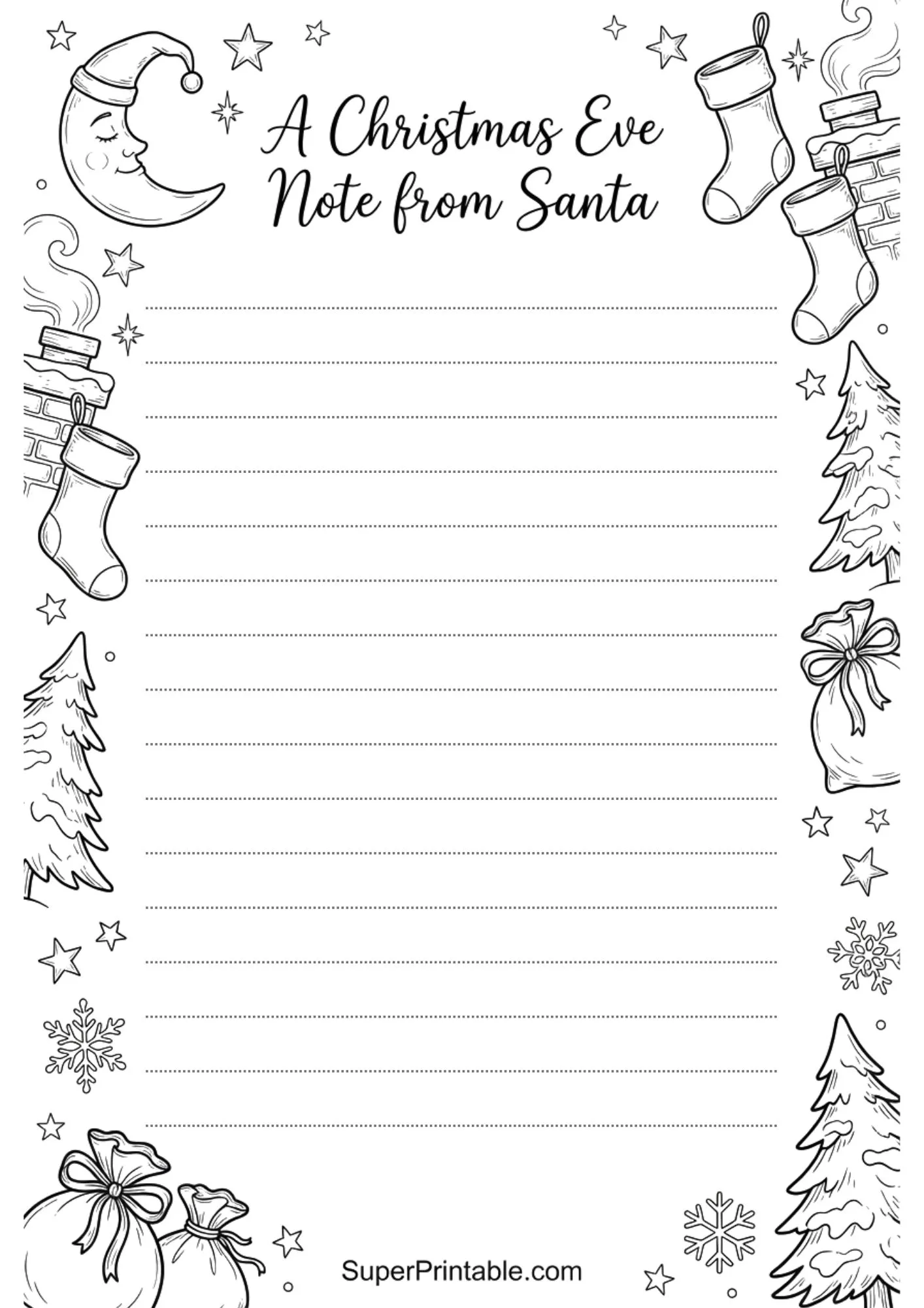 Reply From Santa Coloring Edition Set 8