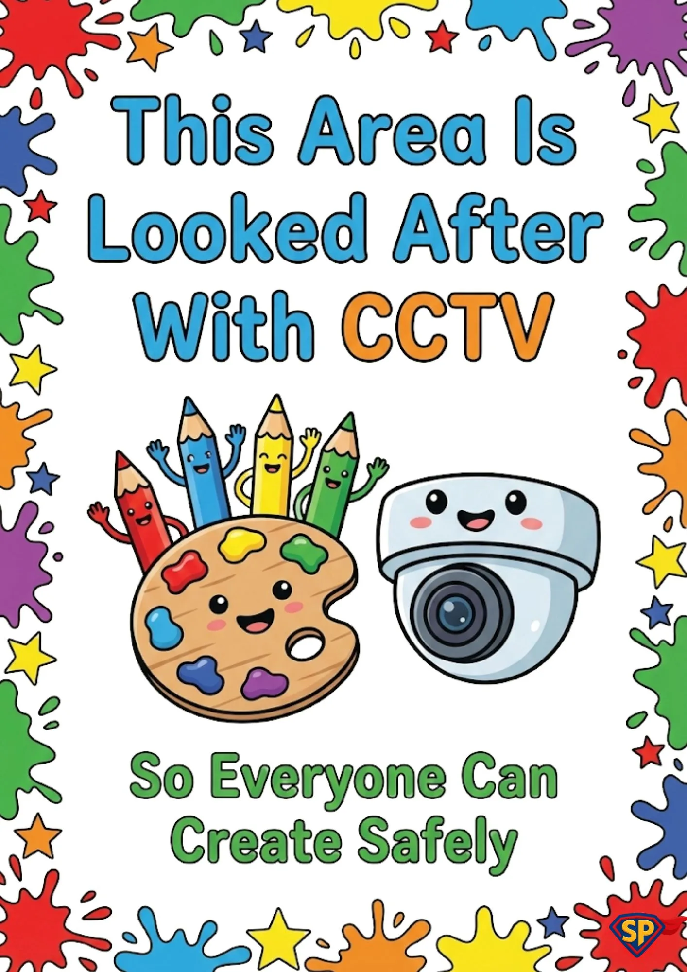 School Safe CCTV Watch Posters 3