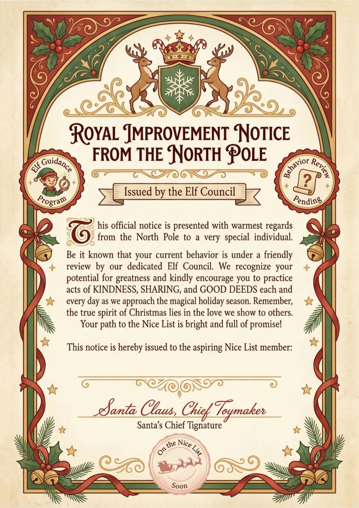 he Limited Edition Royal Nice & Naughty Decrees 1