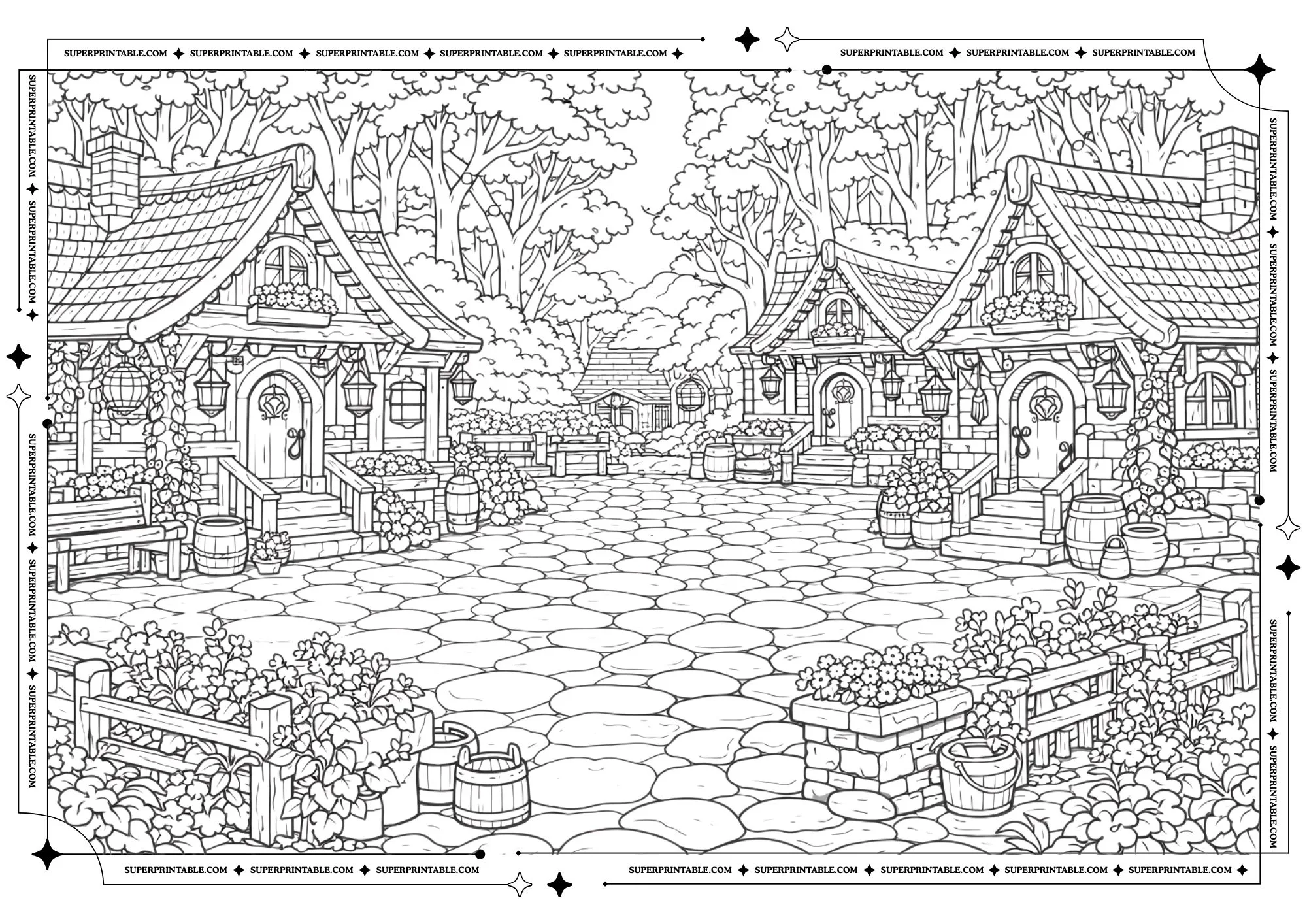 The Slow World Winter Coloring Pages 3