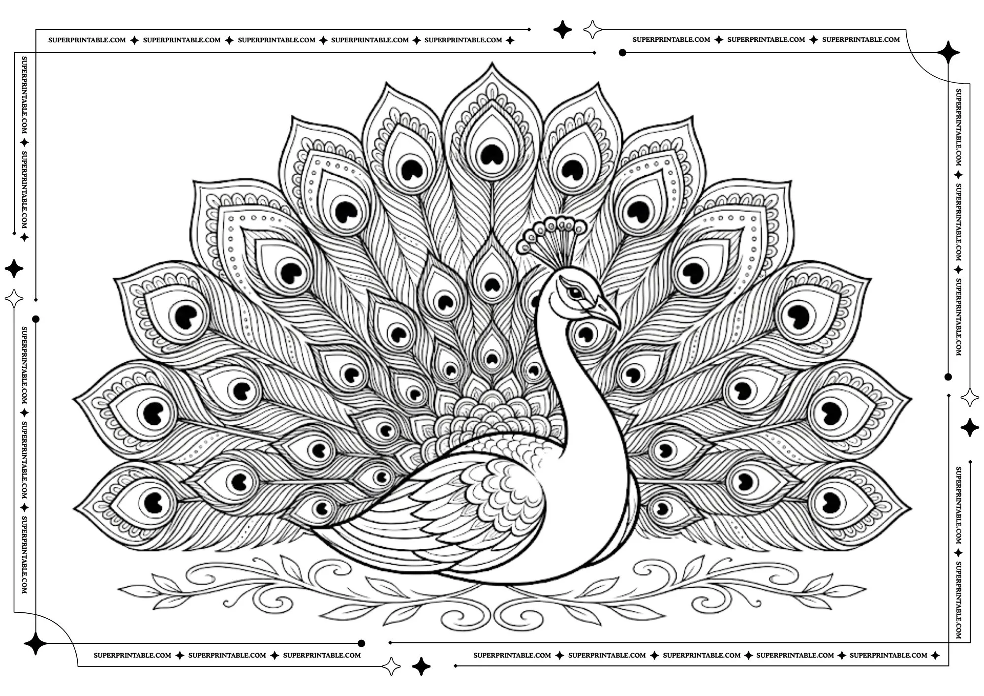 The Slow World Winter Coloring Pages 4