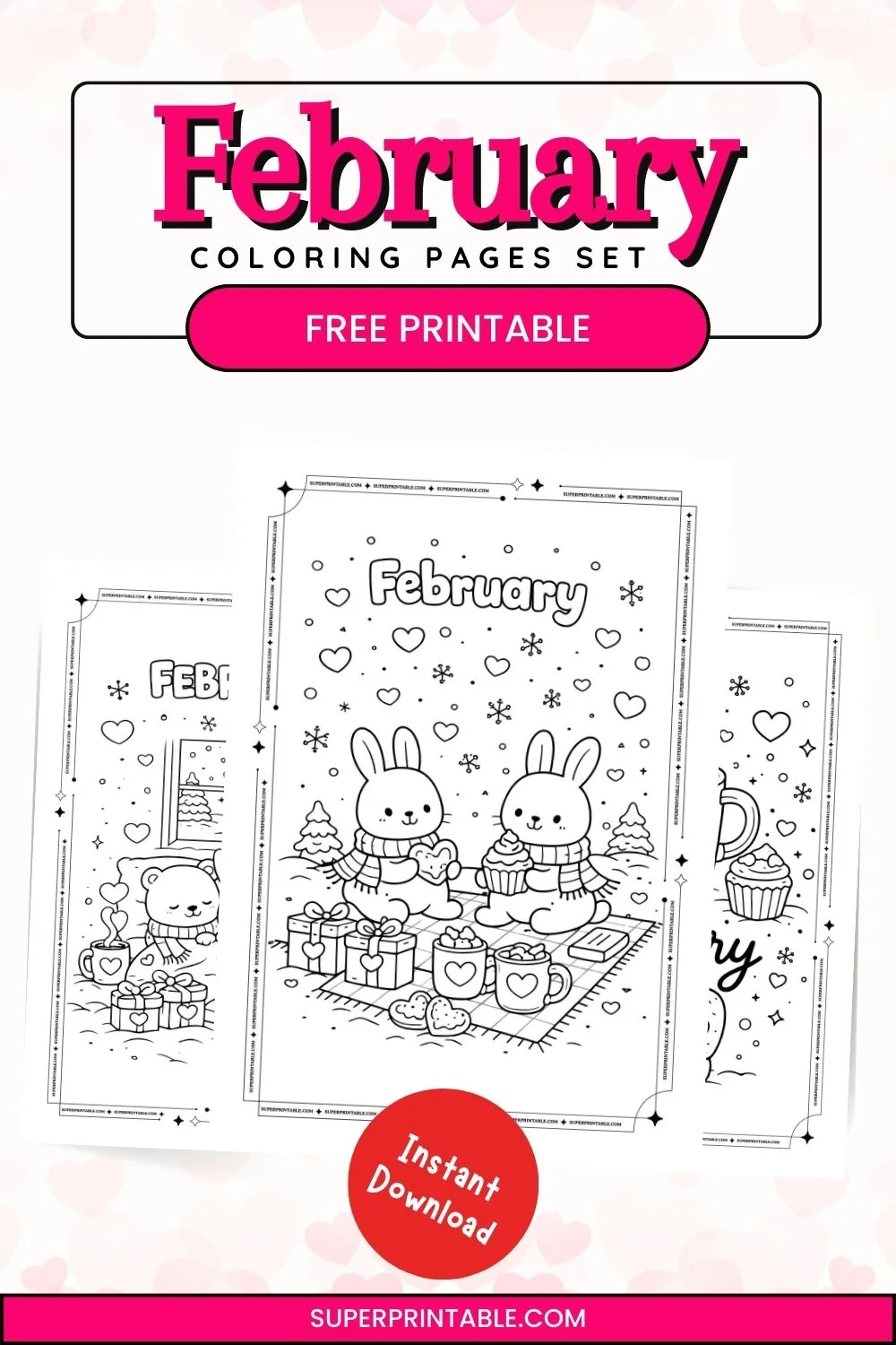 20 February Coloring Pages Pinterest Image