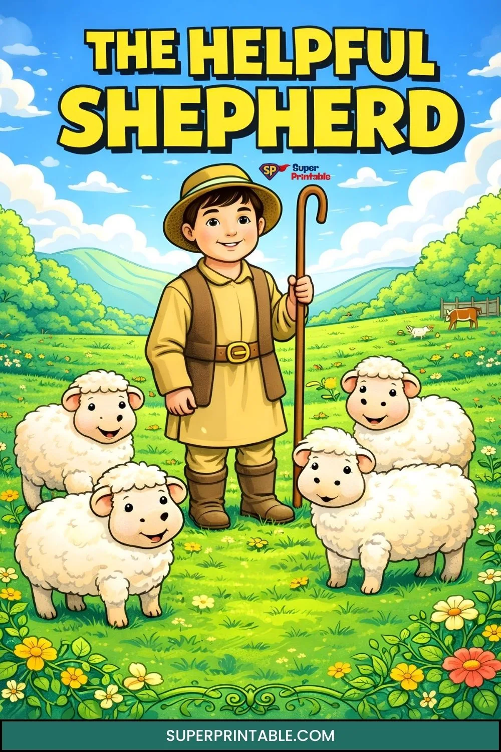 20 The Helpful Shepherds Coloring Pages Pinterest Image
