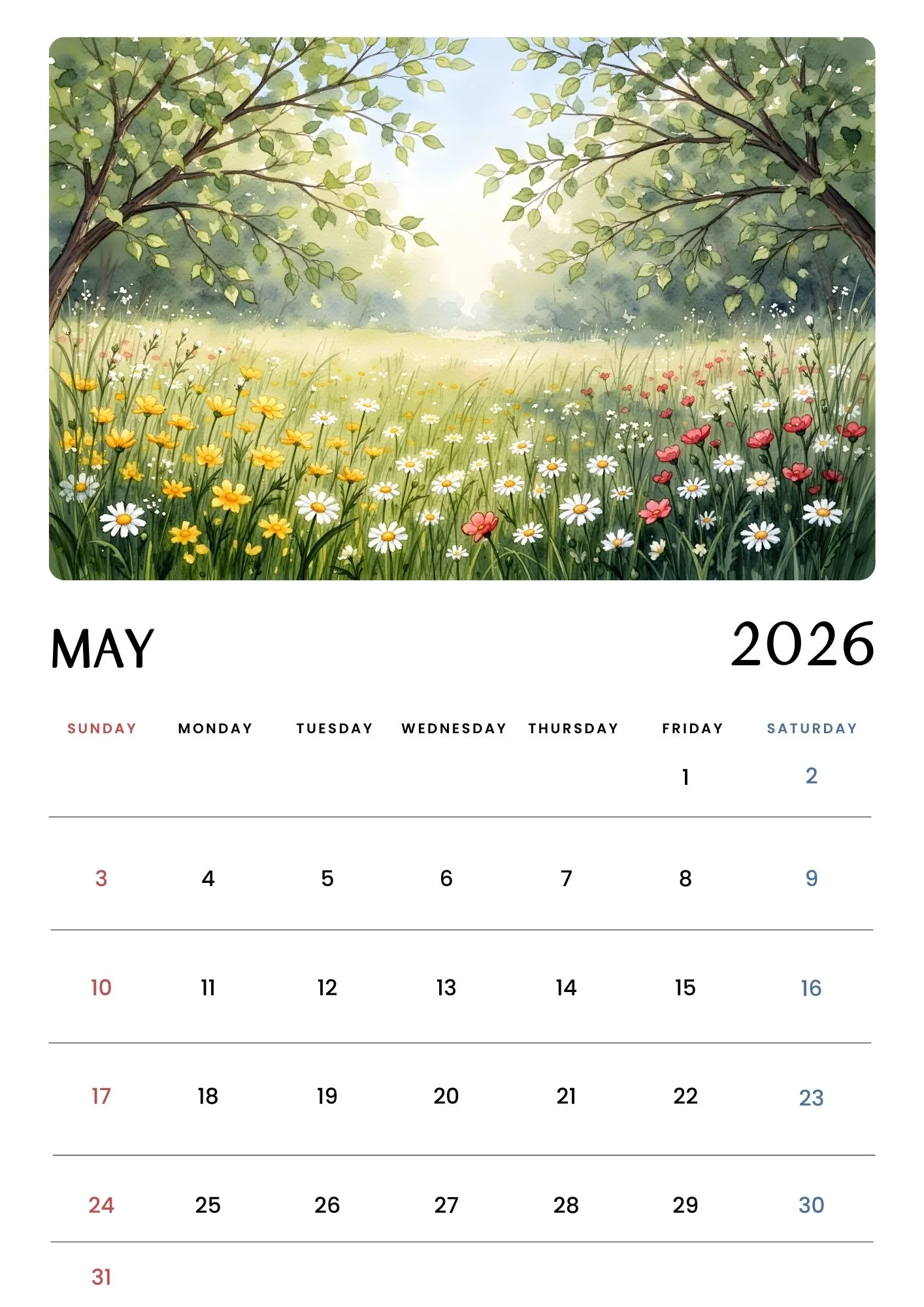 2026 Beautiful Seasons Nature Calendar 5