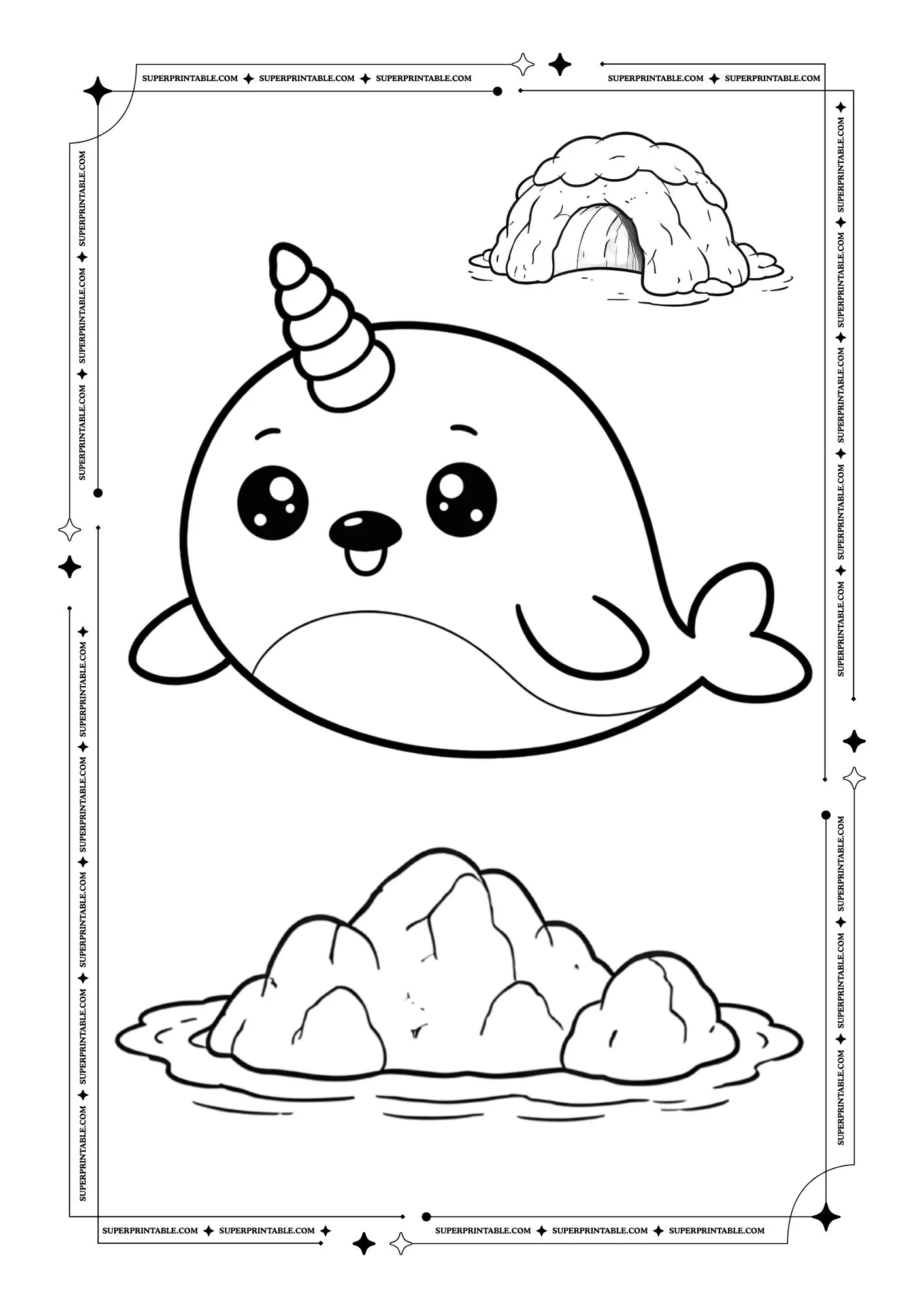 Arctic Animals Coloring Pages 3