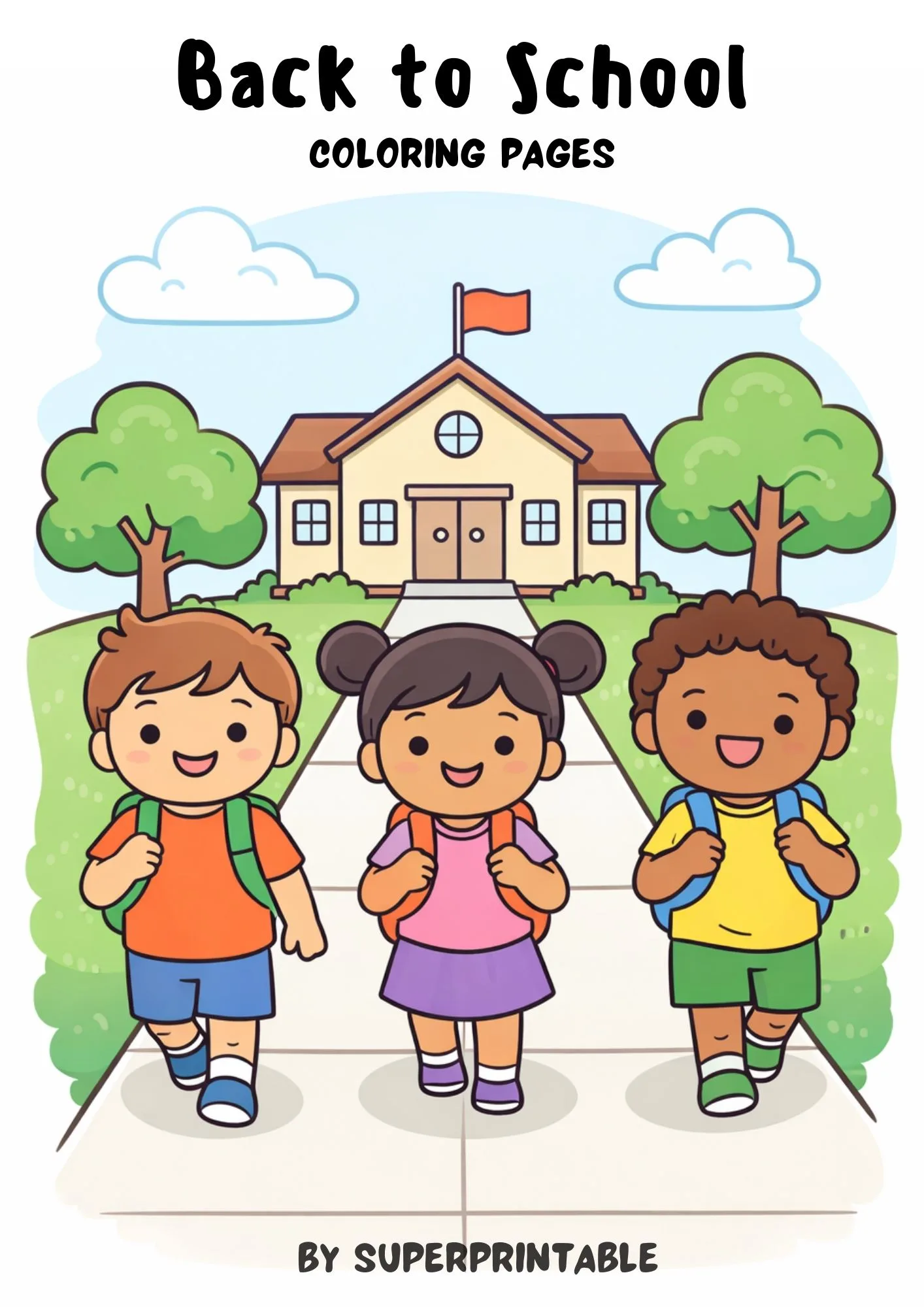 Back to School Coloring Pages 1