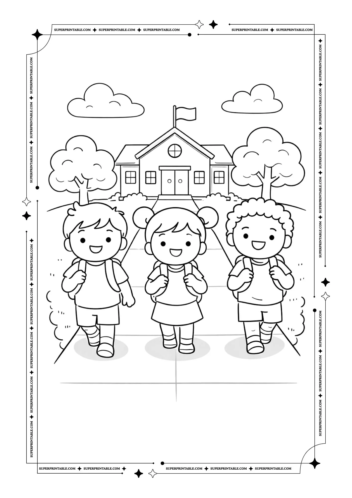 Back to School Coloring Pages 2