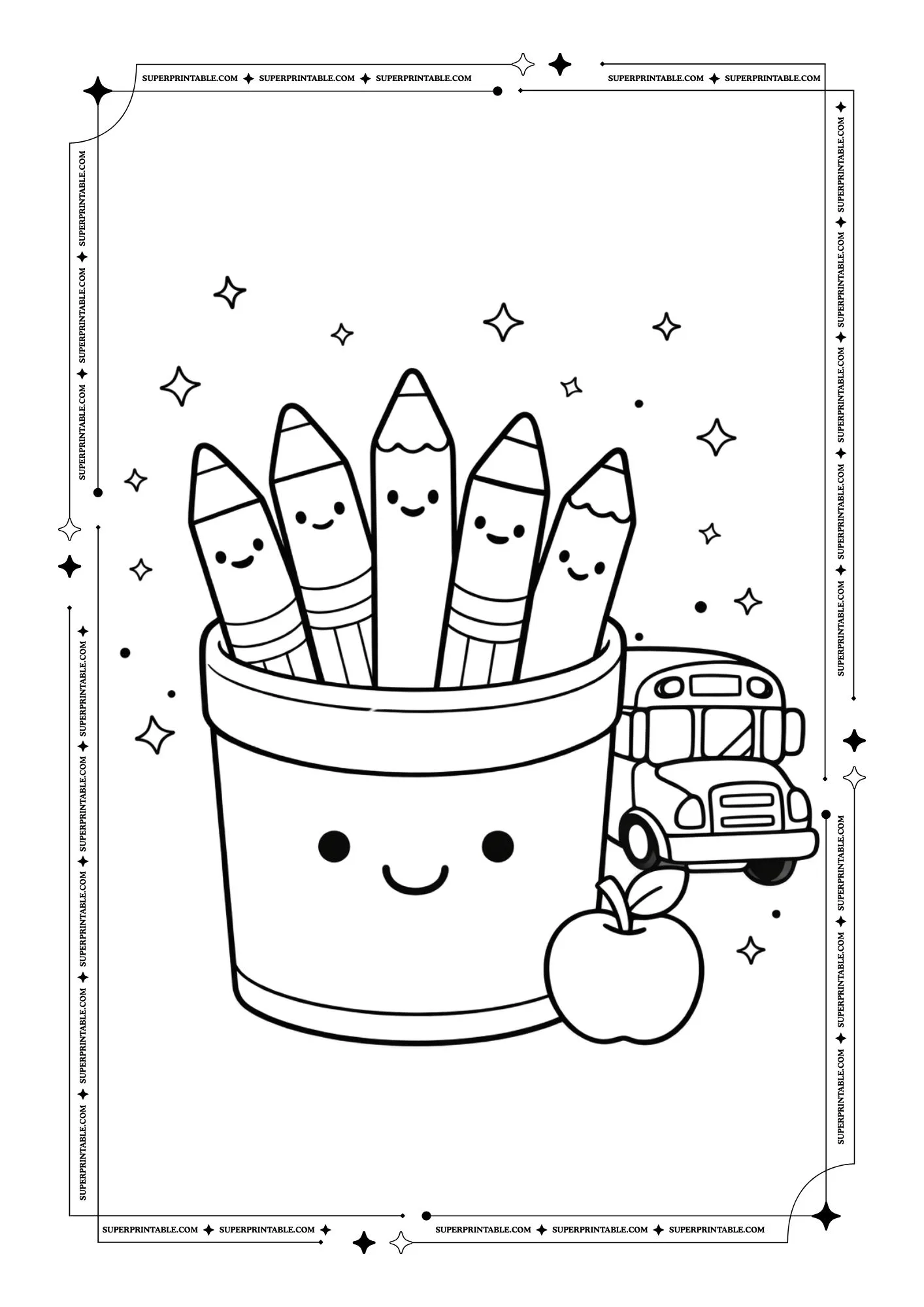 Back to School Coloring Pages 5