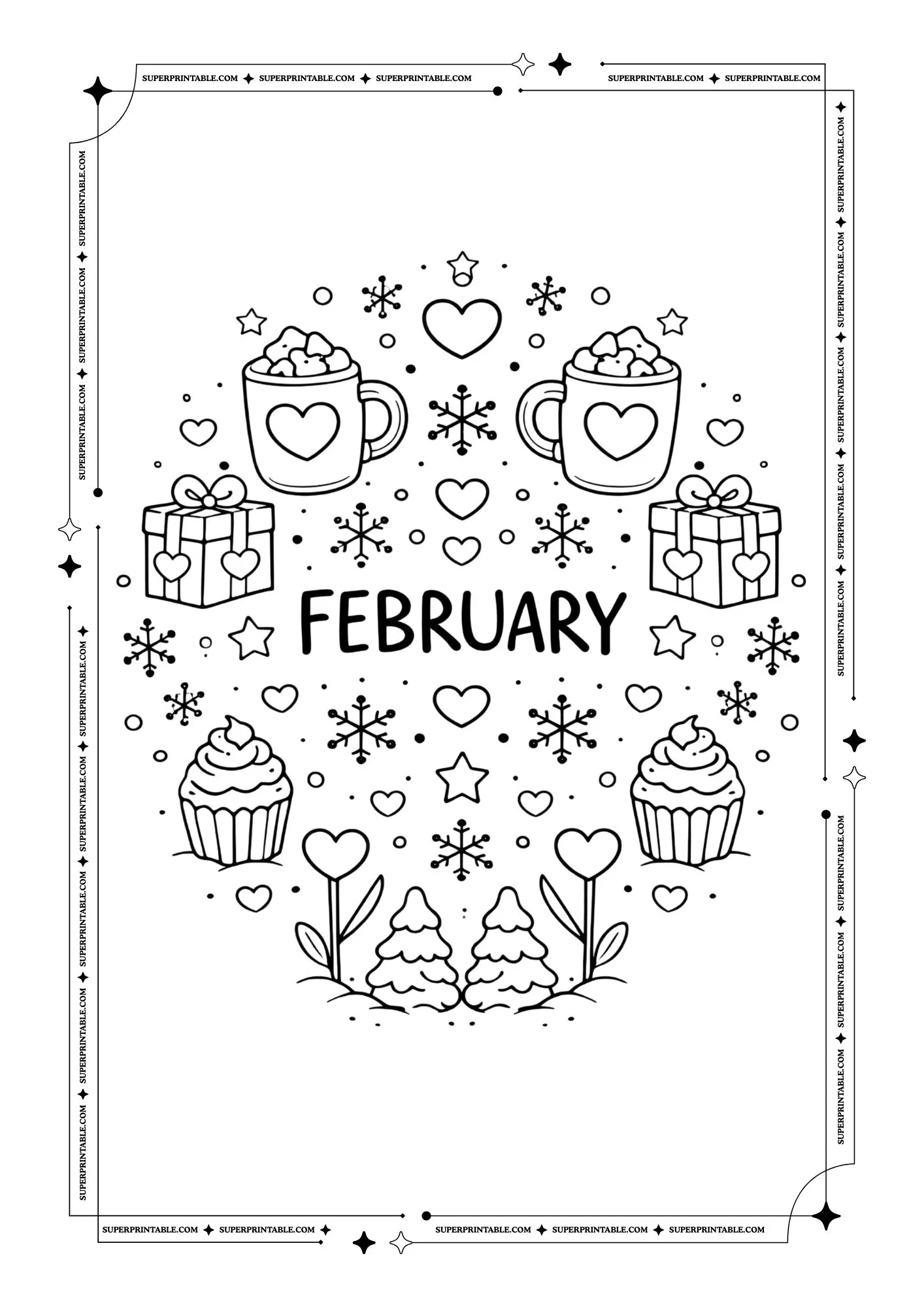 February Coloring Pages 10