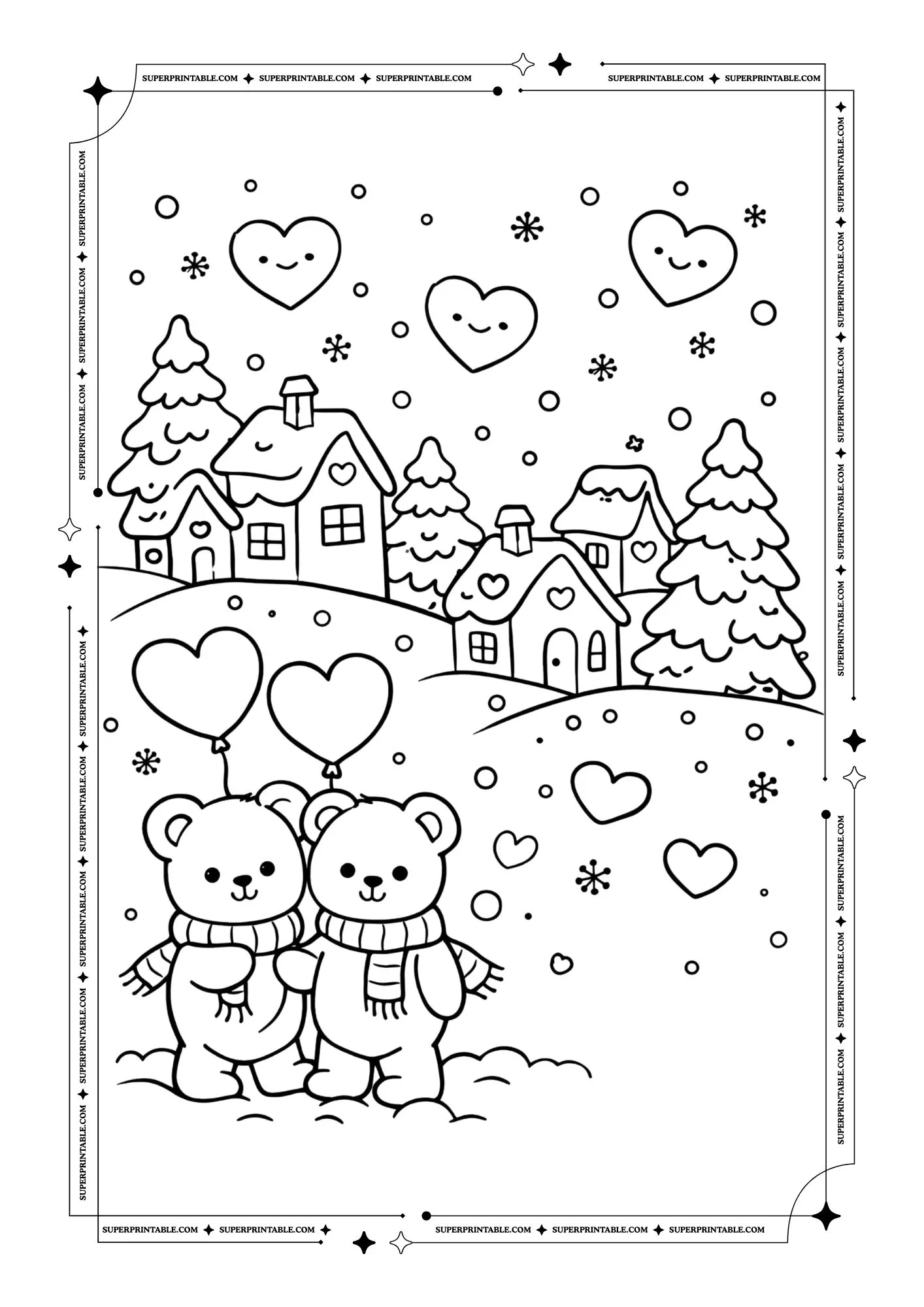 February Coloring Pages 3