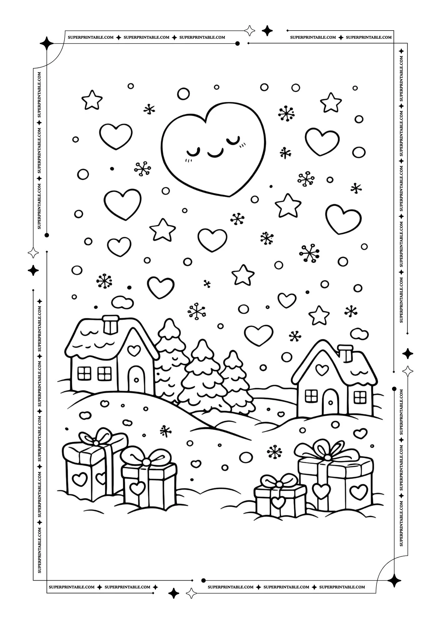 February Coloring Pages 4