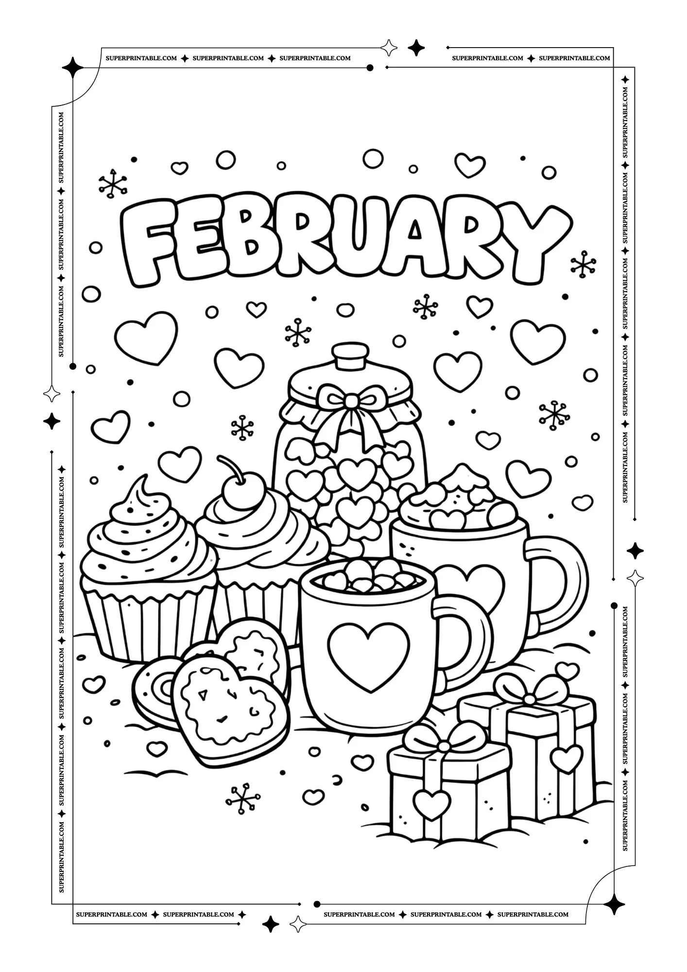 February Coloring Pages 5