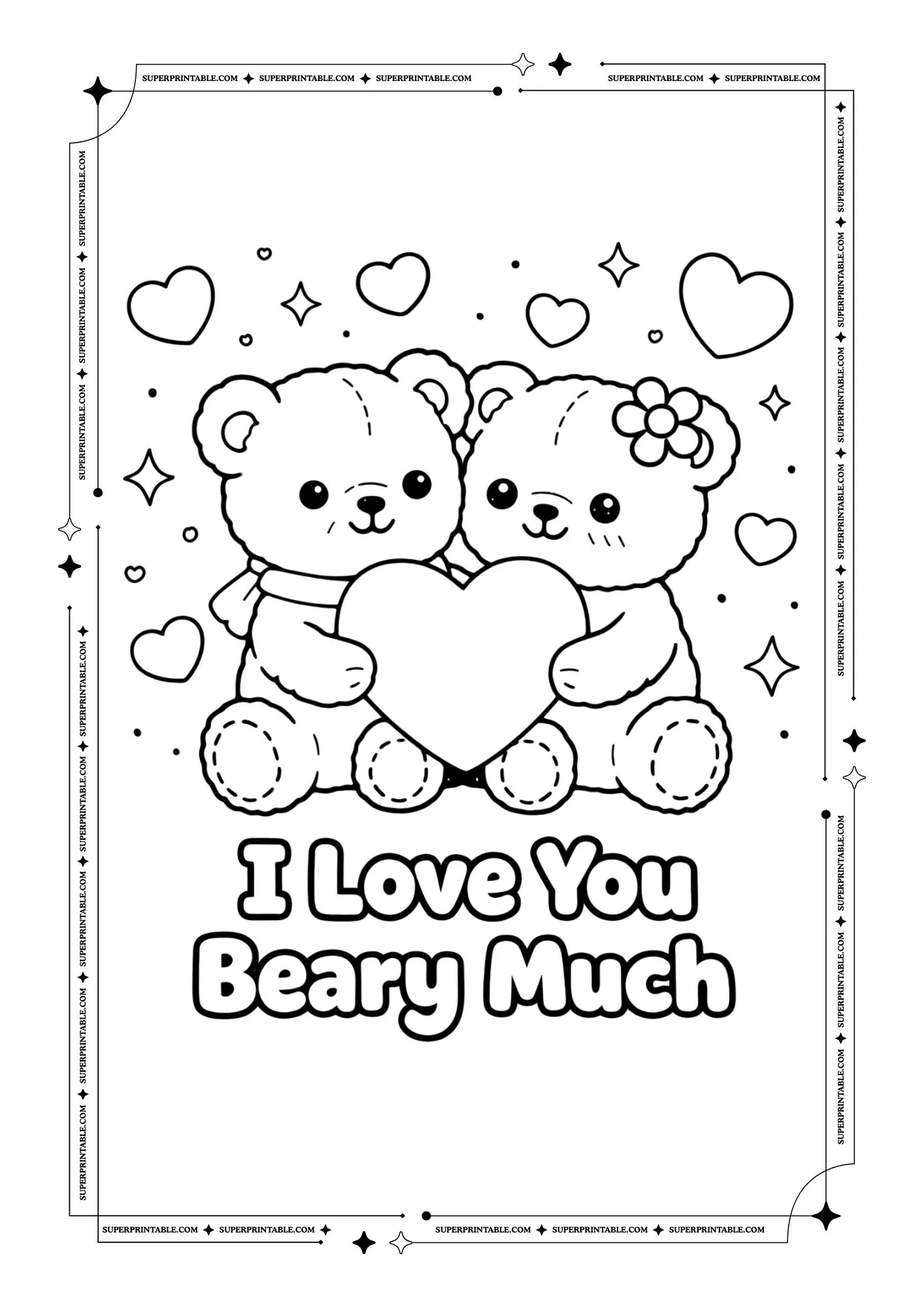 Hello Valentines Coloring Pages 4