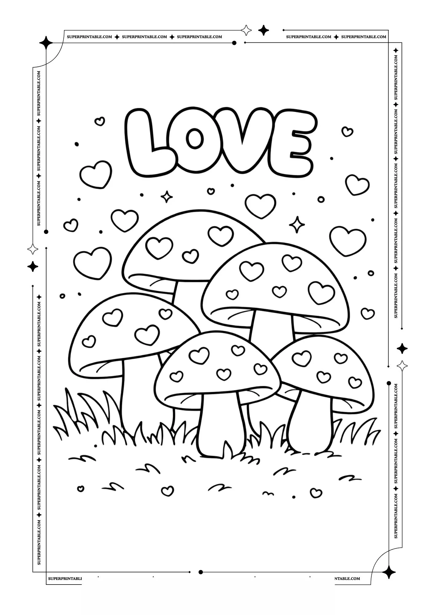 Hello Valentines Coloring Pages 6