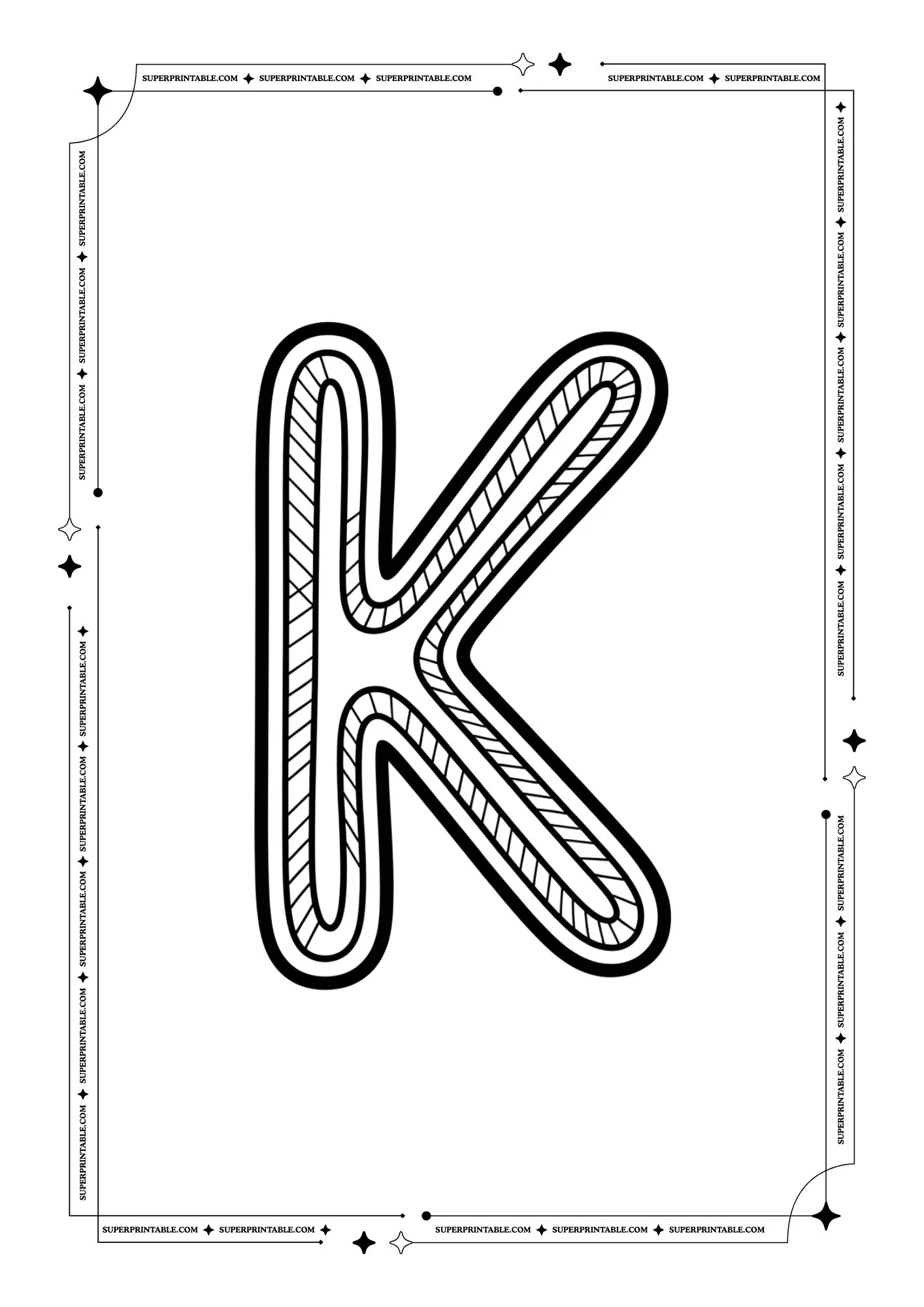 Little Artist Alphabet Coloring Pages 11