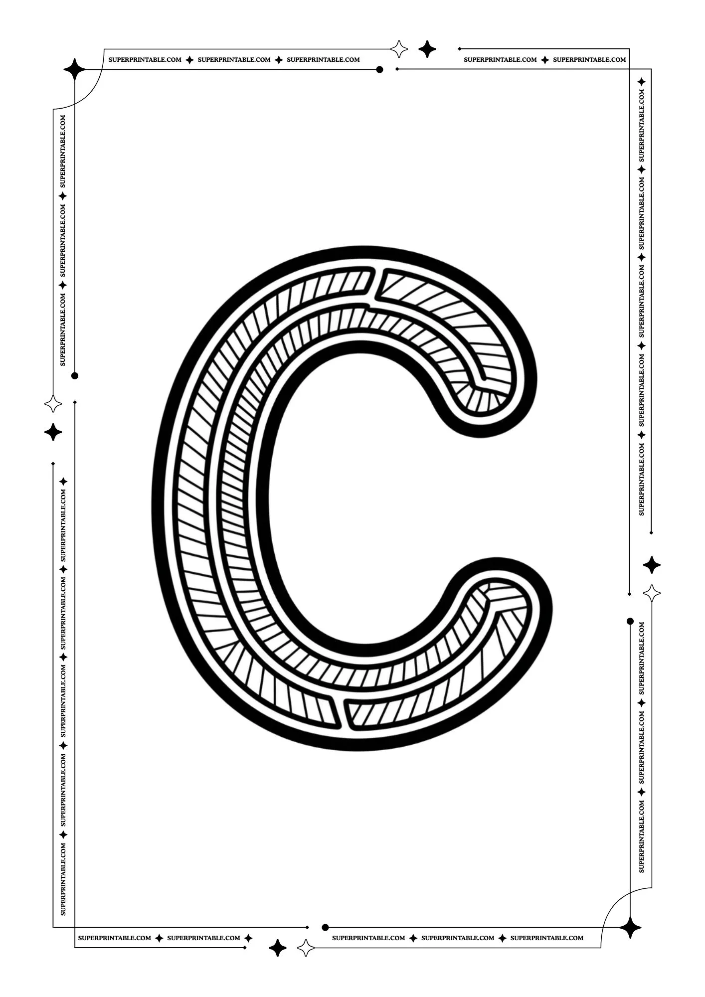 Little Artist Alphabet Coloring Pages 3