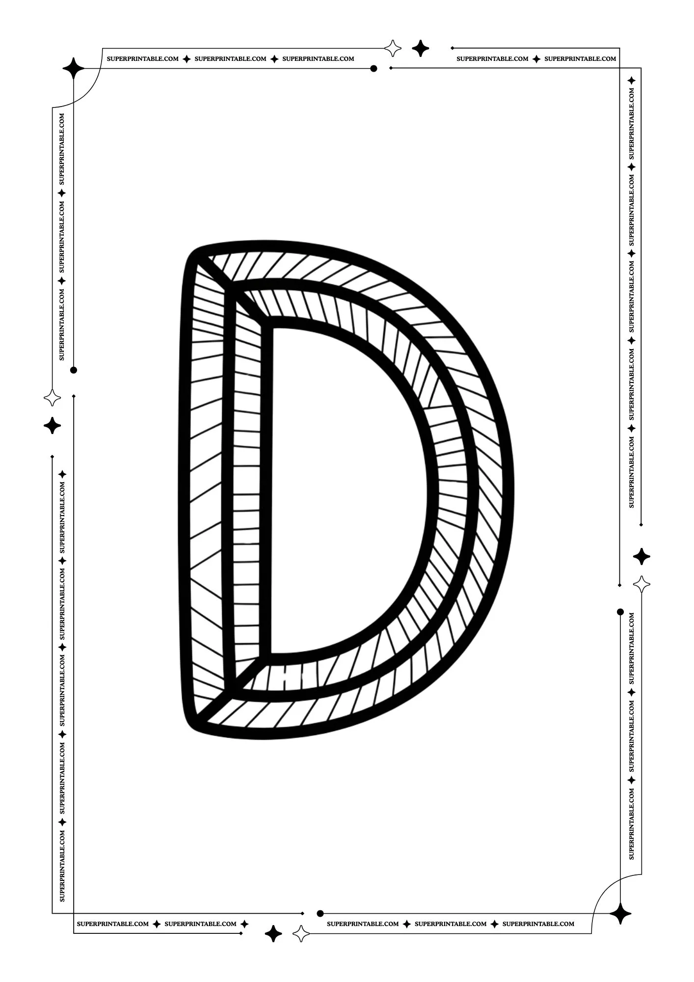 Little Artist Alphabet Coloring Pages 4