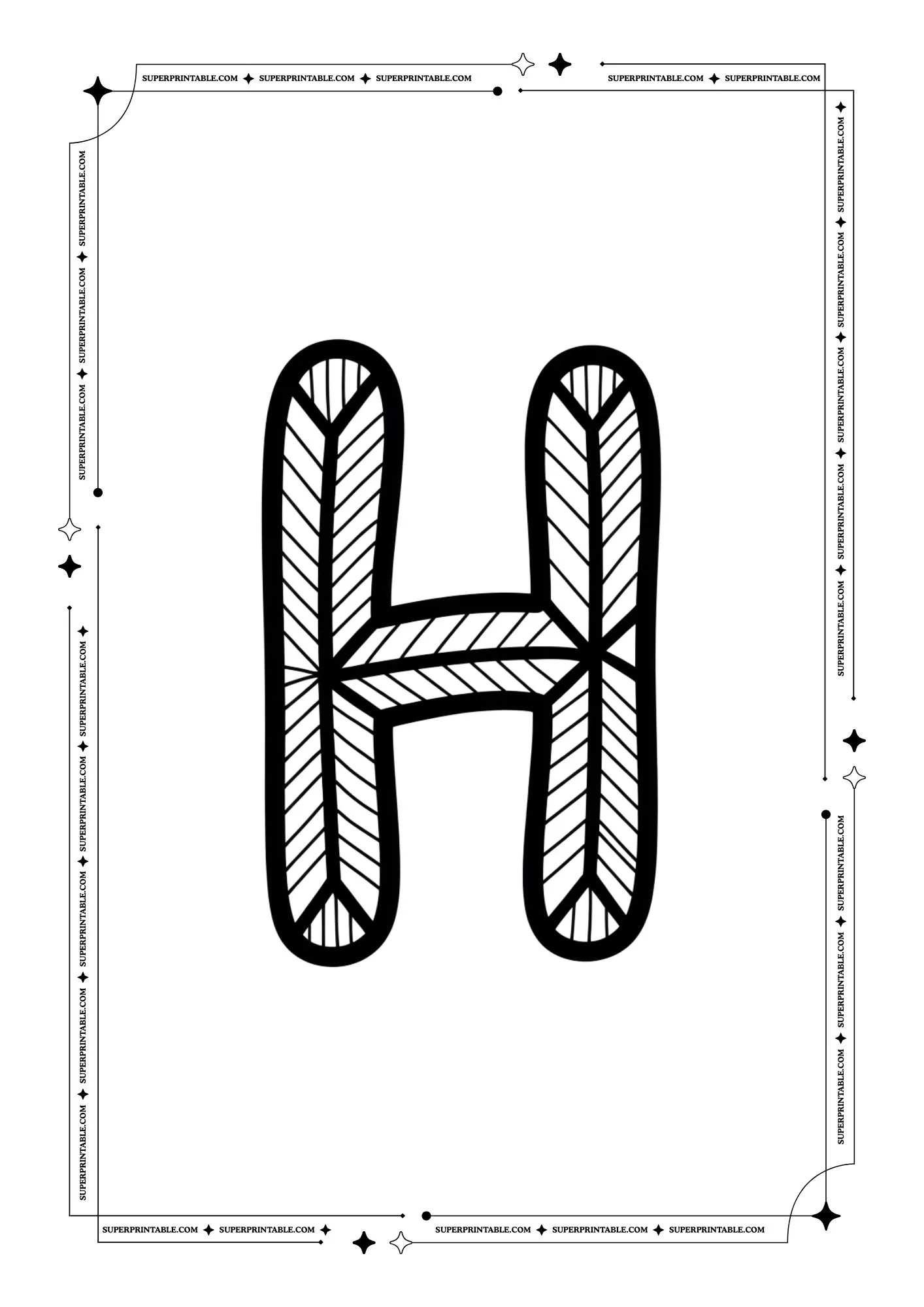 Little Artist Alphabet Coloring Pages 8