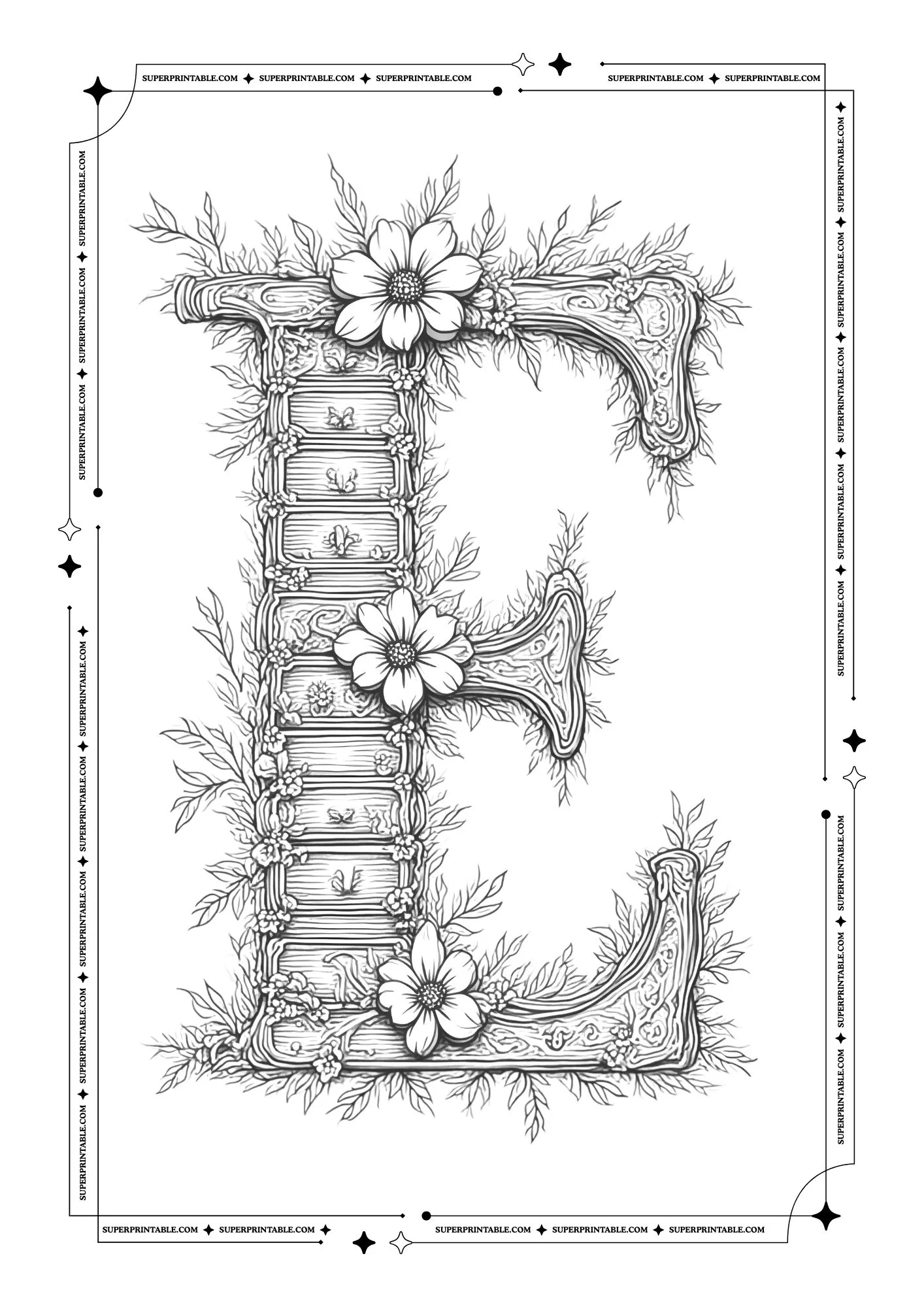 The Book Lovers Alphabet Coloring Pages 5