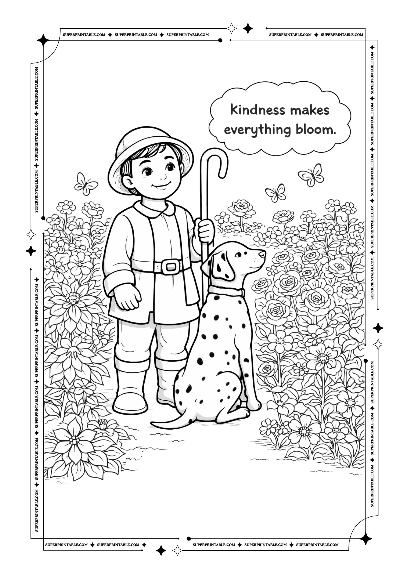 The Generous Gardener Coloring Pages 5