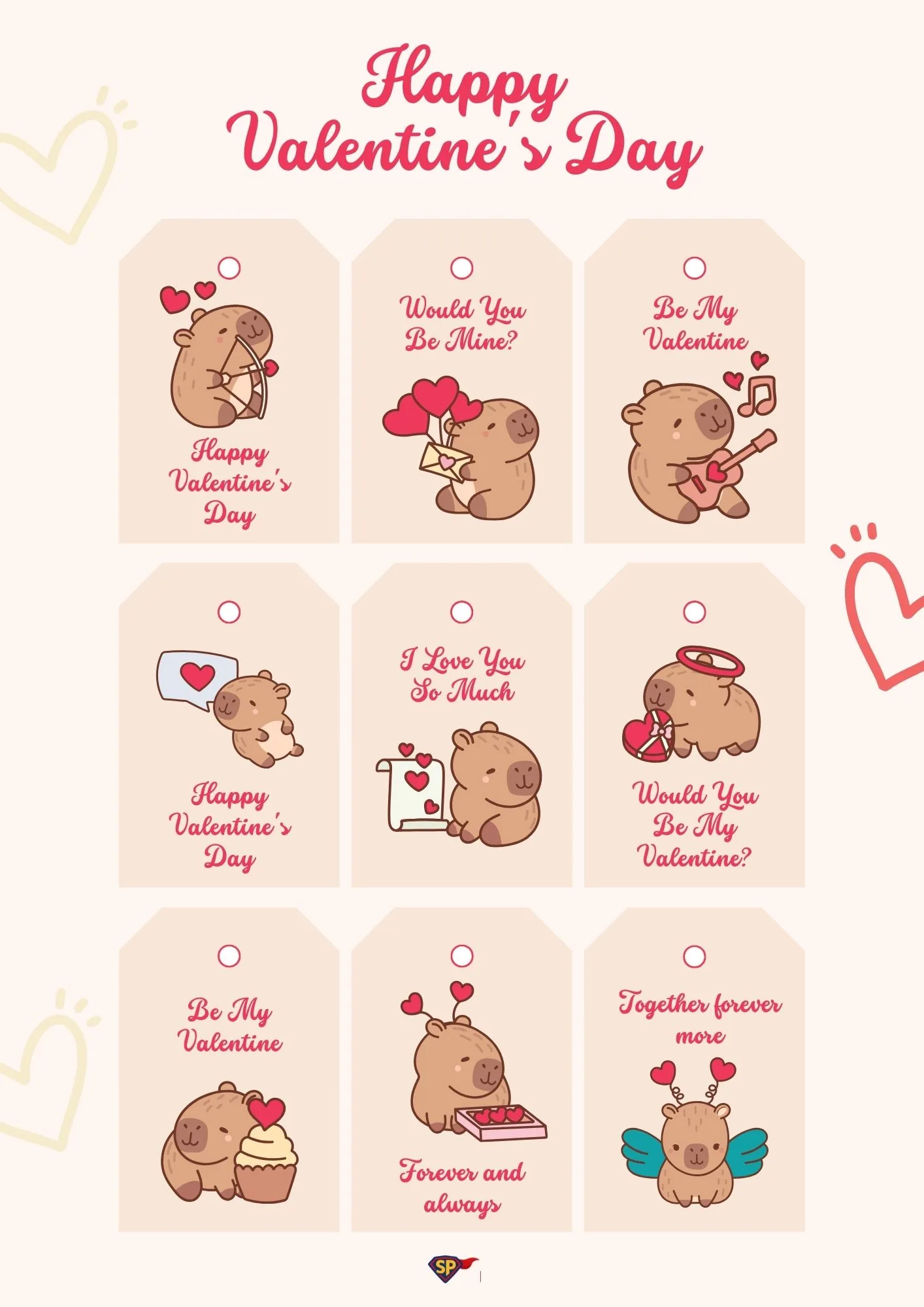 Valentine's Day Gift Tags 1