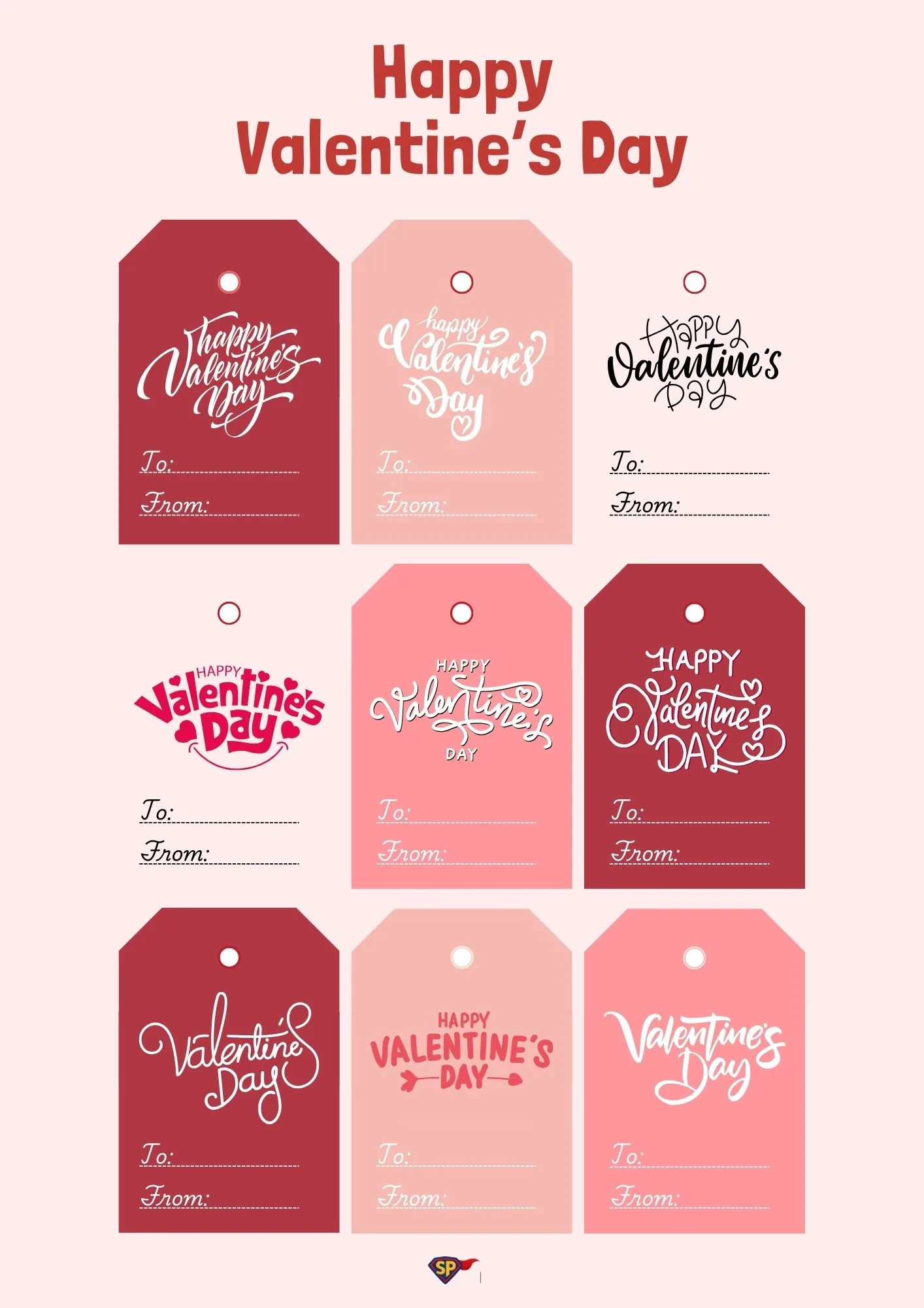 Valentine's Day Gift Tags 2
